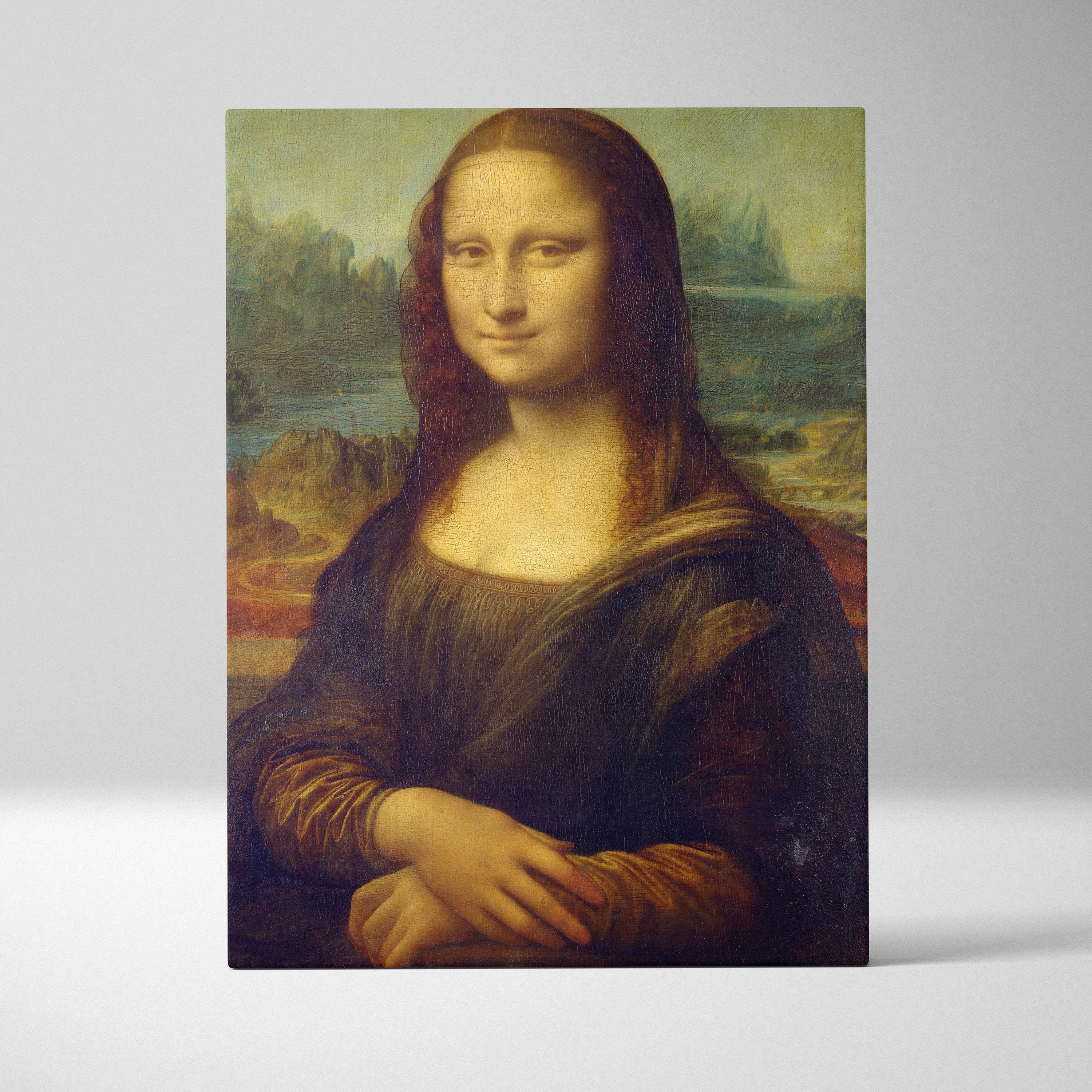 Mona Lisa by Leonardo da Vinci rectangular canvas print