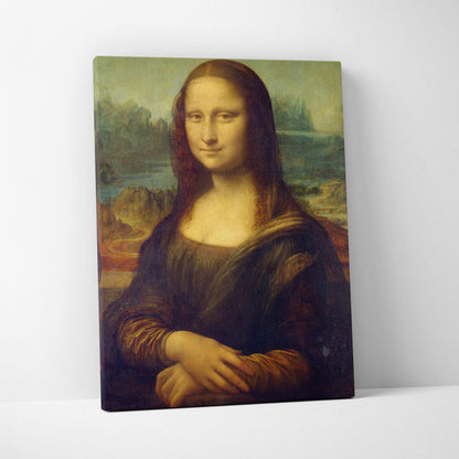 Mona Lisa canvas print by Leonardo da Vinci with enigmatic smile