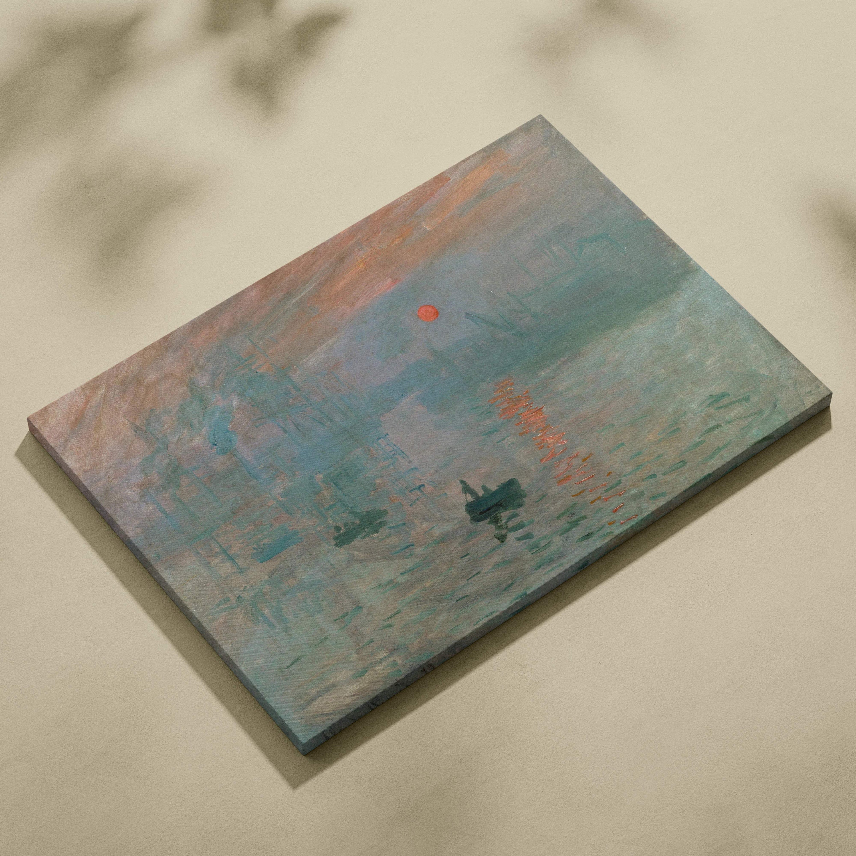 Impression Sunrise by Claude Monet serene water print