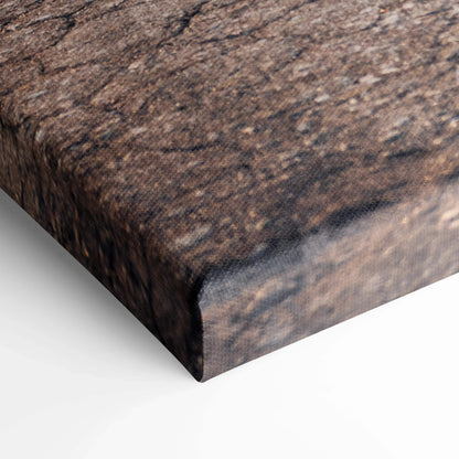 Brown textured canvas art corner with high-resolution detailed surface for wall art display.