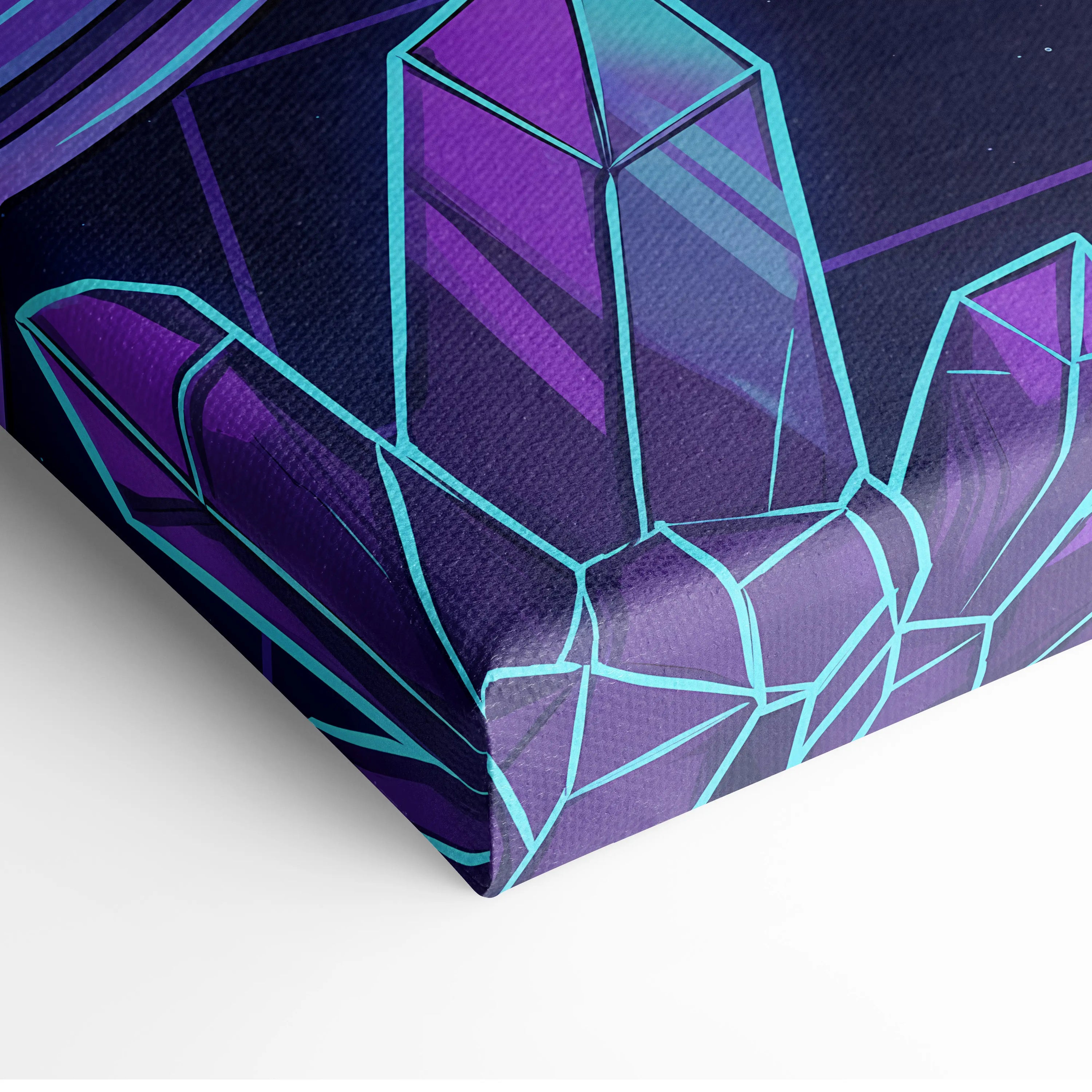 Neon Vaporwave Canvas Odyssey - Vaporwave Neon Sunset Canvas Living Room Retro Dreamy Mood Modern Decor Canvas Art