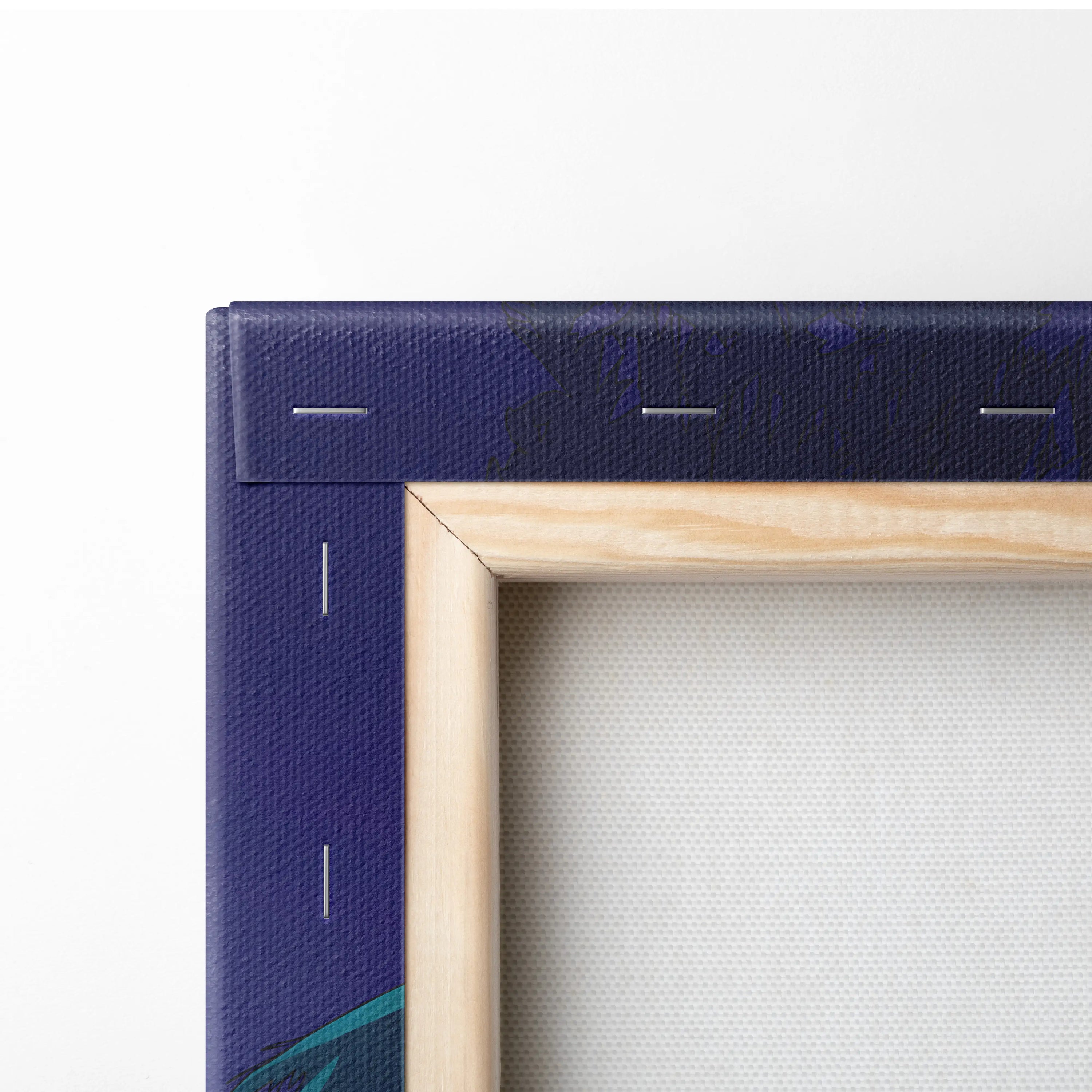 Neon Paris Vaporwave Canvas - Eiffel Tower Purple Teal Living Room Vaporwave Dreamy Retro Futurism Neon City Art Canvas