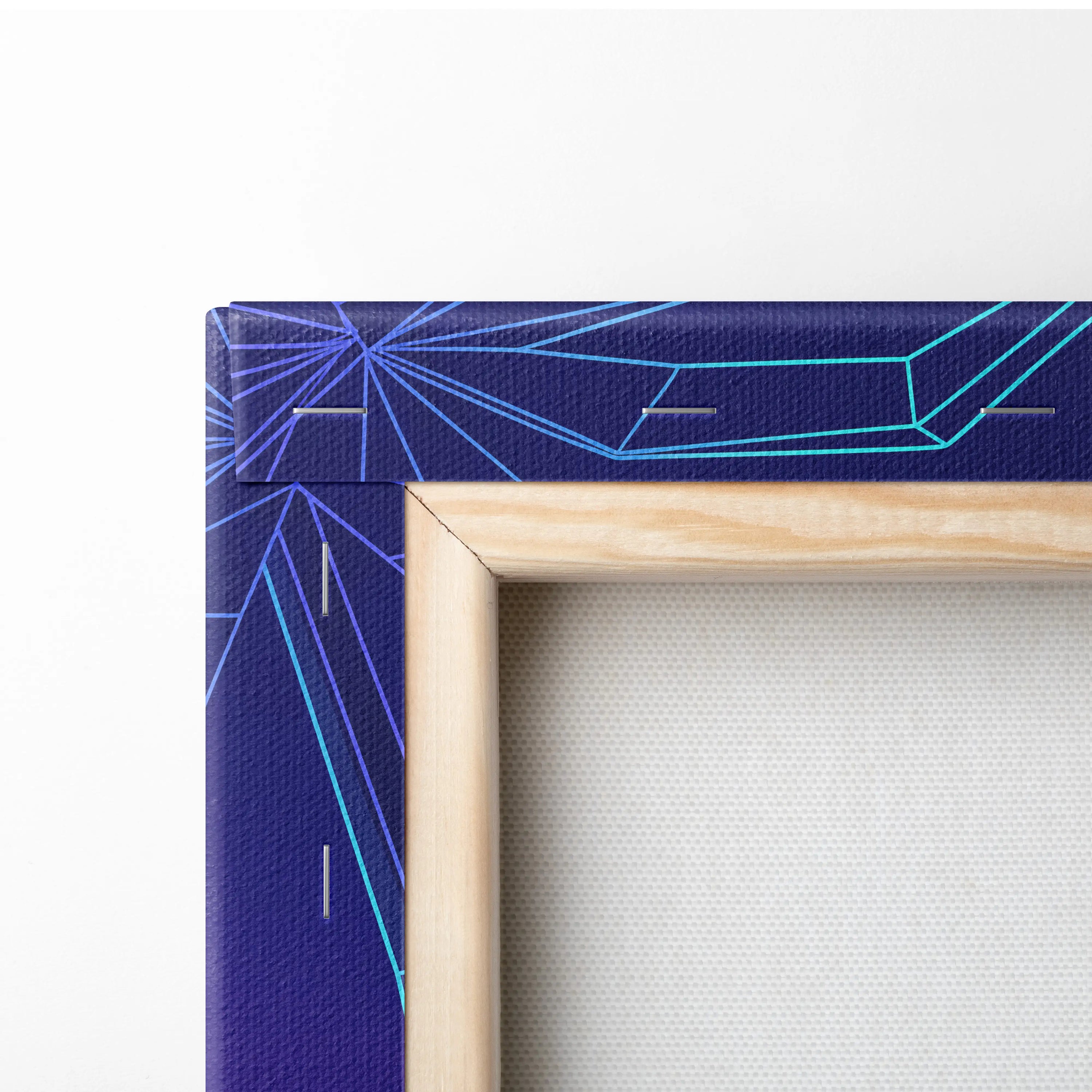 Neon Vaporwave City Sunset Canvas - Vaporwave City Landscape Purple Blue Living Room Dreamy Mood Retro Futurism Wall Art