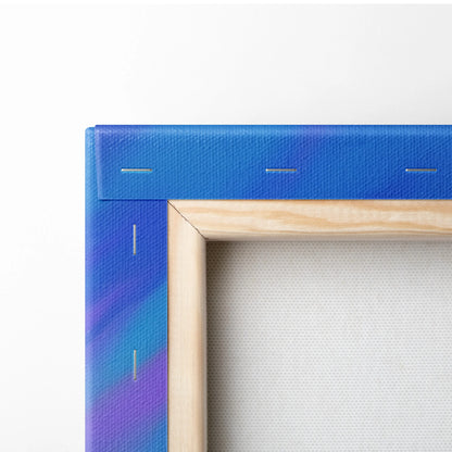 Neon Sunset Vaporwave Canvas - Seaside Pier Neon Blues Sunset Living Room Vaporwave Dreamy Vaporwave Wall Art Canvas