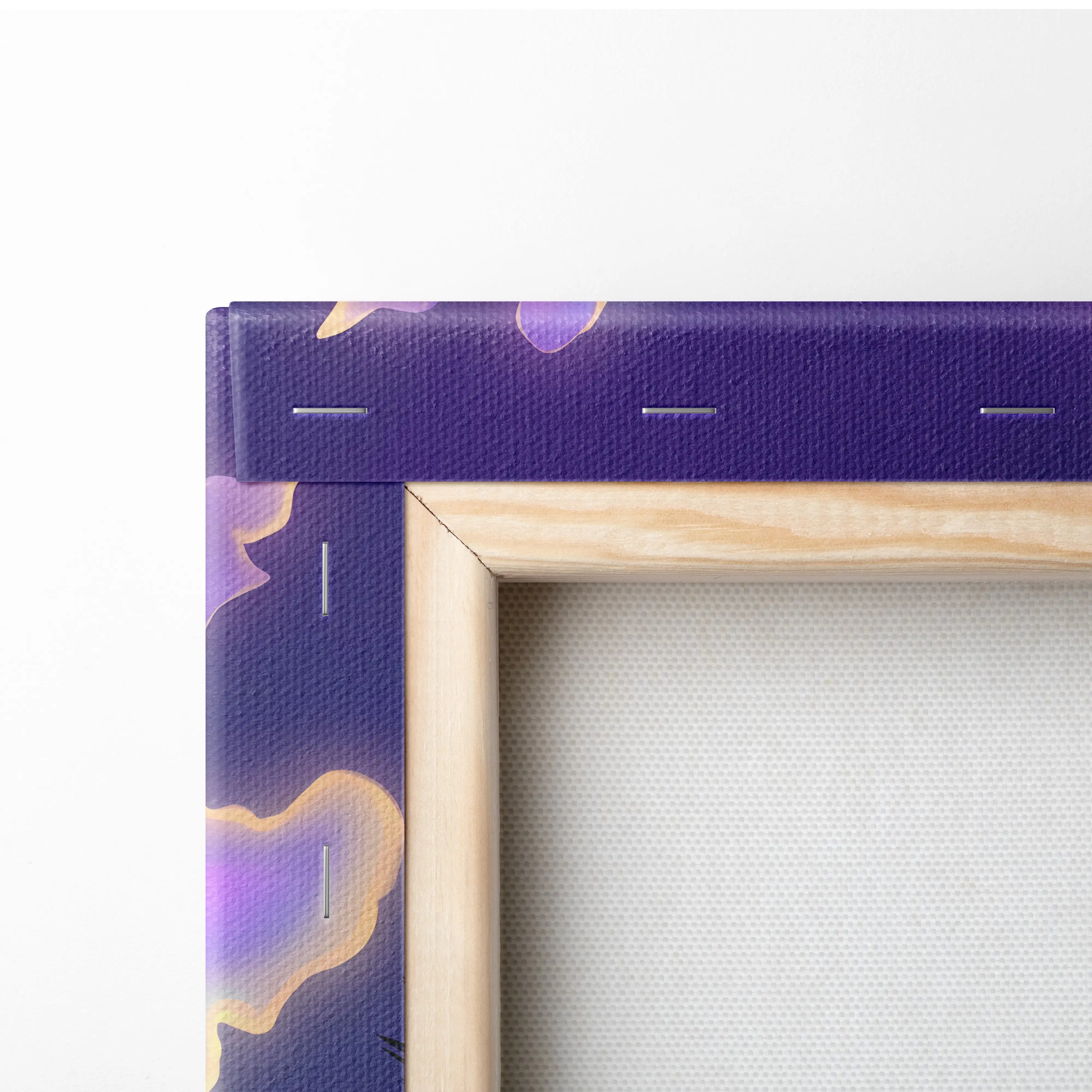 Neon Palm Vapor Dream - Vaporwave Canvas Art Purple Pink Blue Living Room Mood Dreamy Ethereal Neon Decor Print