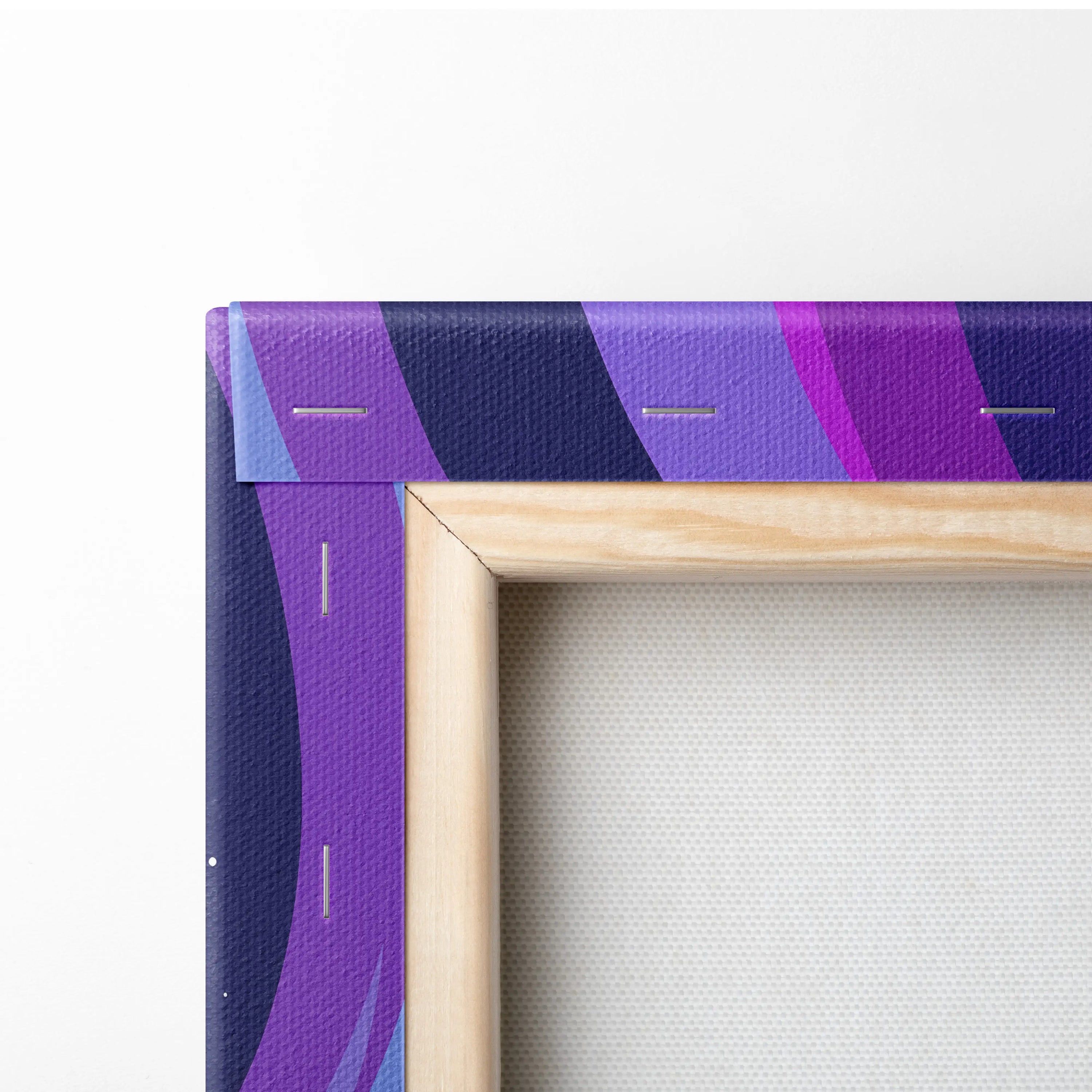 Neon Night Vaporwave Canvas - Vaporwave Landscape Purple Teal Living Room Synthwave Dreamy Night Retro Wall Art Canvas