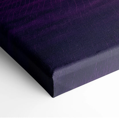 Neon Sunset Vaporwave Canvas - Tree Silhouette Purple Pink Living Vaporwave Dreamy Nostalgic Retro-Futurism Canvas