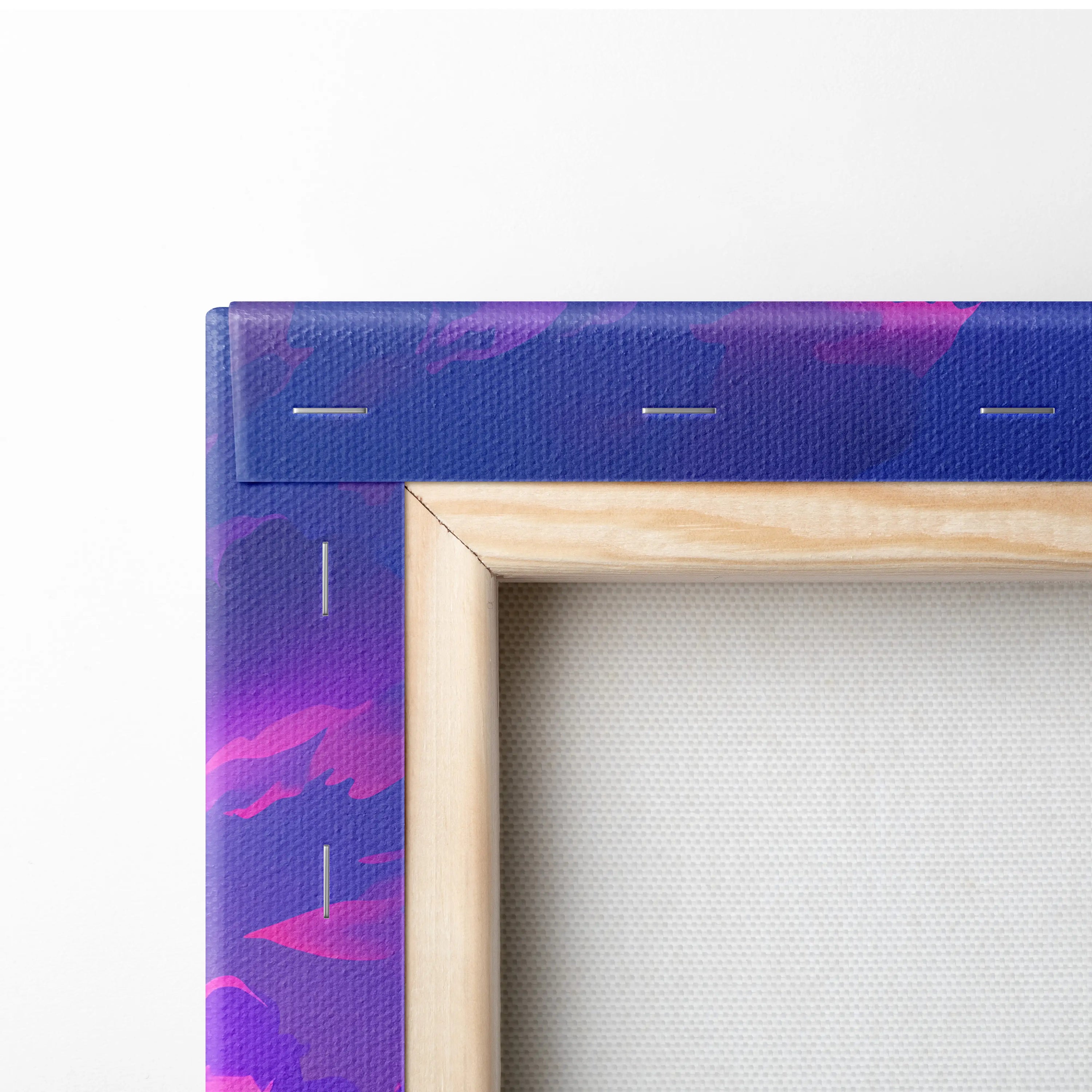 Neon Palm Sunset Vaporwave Canvas - Palm Sunset Neon Pink Blue Living Room Vaporwave Dreamy Nostalgic Retro Canvas