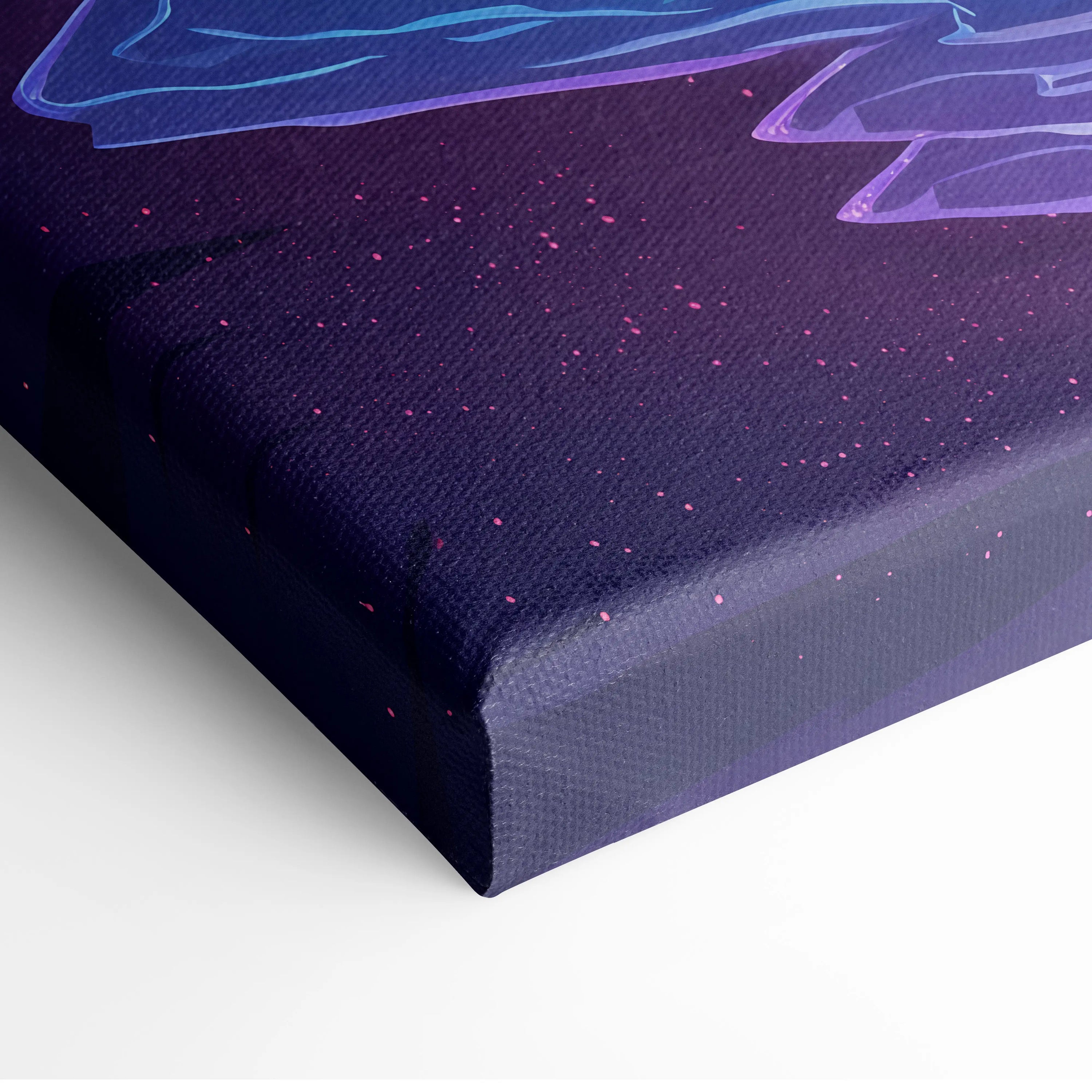 Neon Palm Sunset Vaporwave Canvas - Palm Sunset Neon Pink Blue Living Room Vaporwave Dreamy Nostalgic Retro Canvas