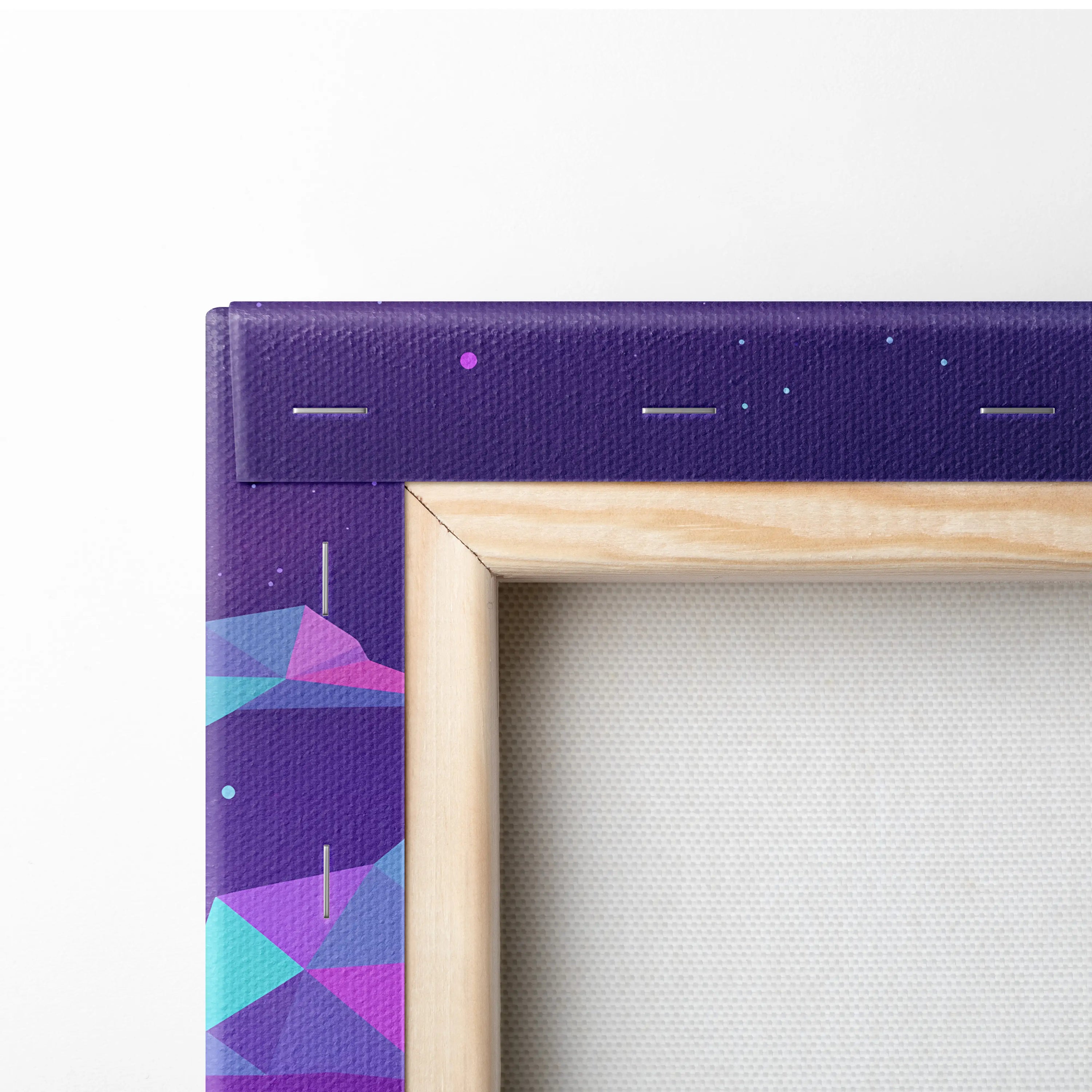 Vaporwave Neon Landscape Canvas - Vaporwave Landscape Neon Purple Pink Living Room Retro Dreamy Neon Wall Art Canvas
