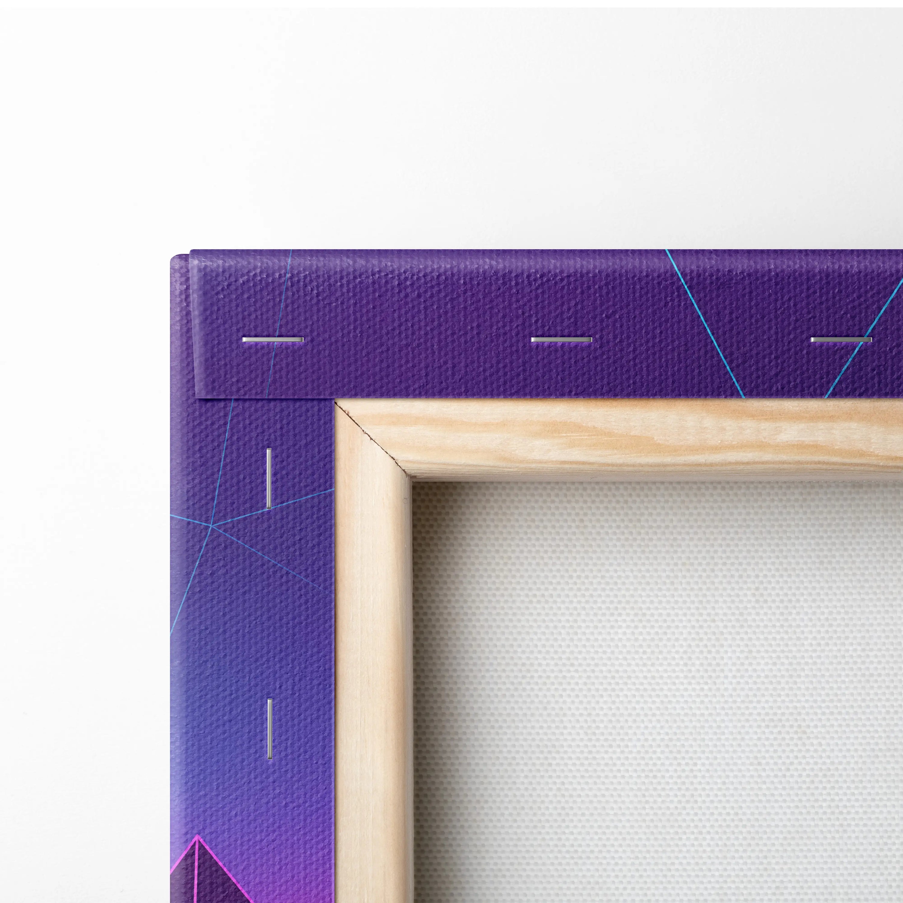 Neon Vaporwave Dream Canvas - VaporwaveLandscapePinkPurpleLivingRoomRetroFuturism → Mood Neon Glow Niche Wall Art Canvas