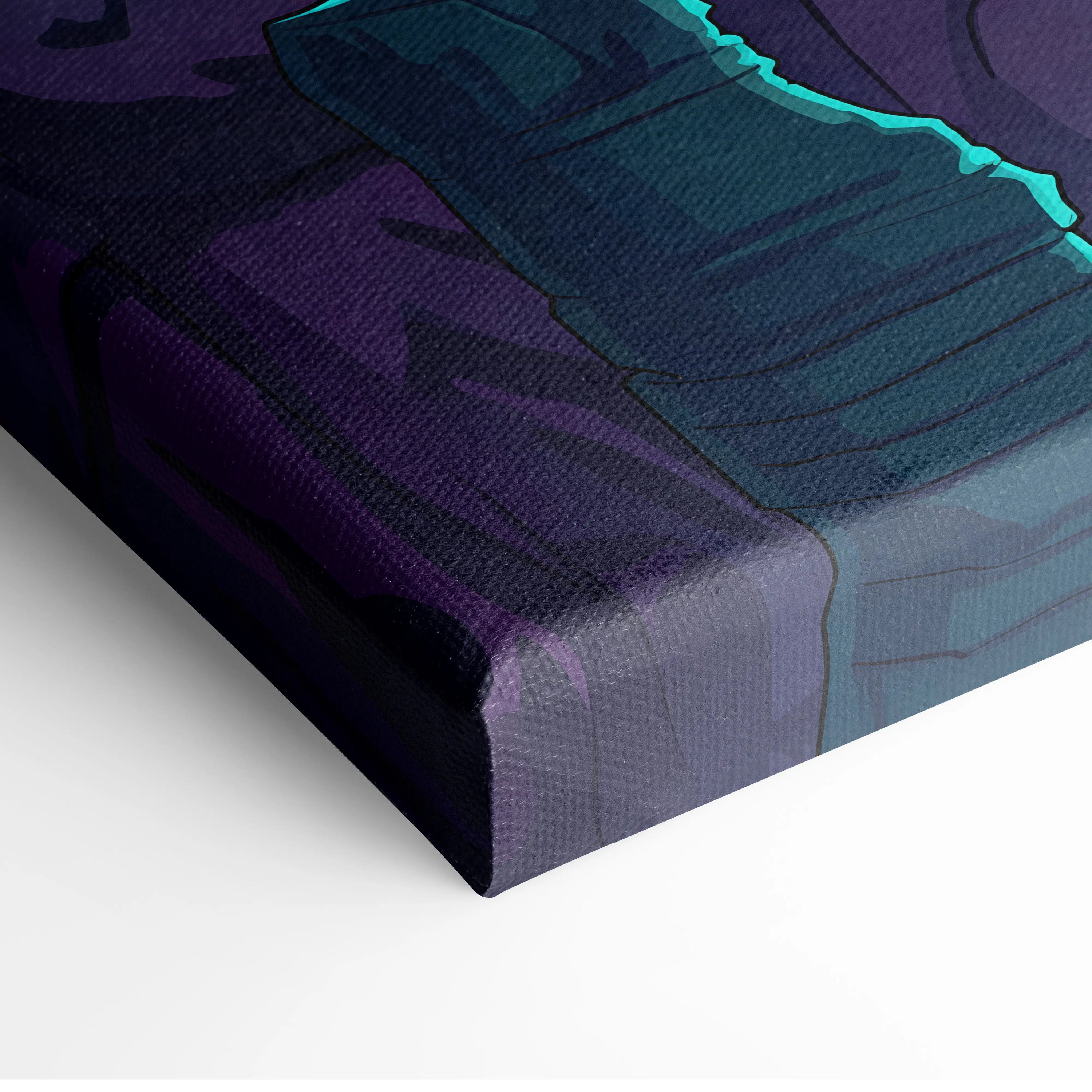 Vaporwave Portal Neon Canvas - Portal Neon Vaporwave Canvas Living Room Dreamy Mood Neon Retro Vaporwave Canvas