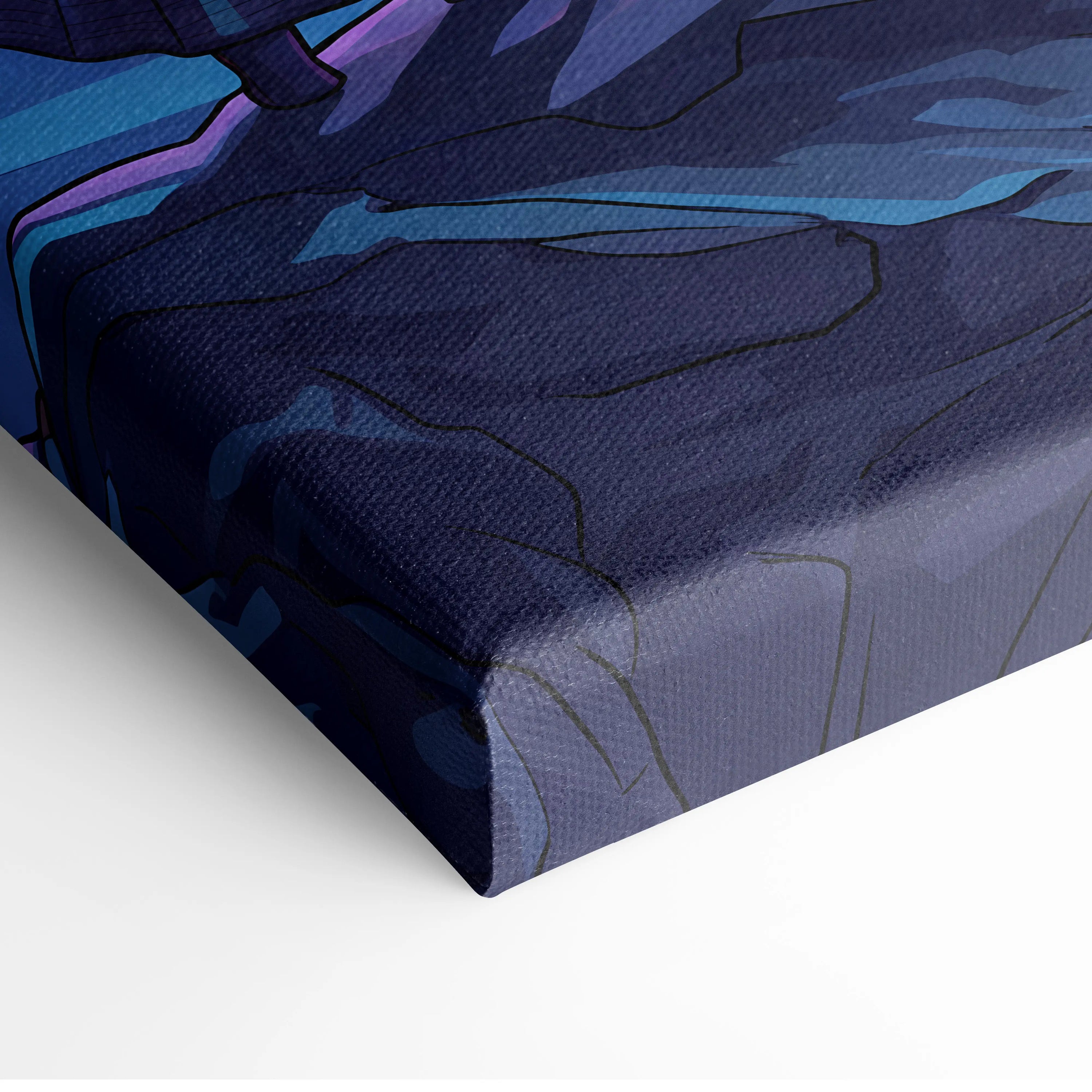 Vaporwave Neon Castle Canvas - Vaporwave Castle Neon Pink Purple Blue Living Room Modern Art Mystical Retro Canvas