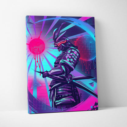 Vaporwave Neon Dragon Art - Dragon Neon Pink Purple Blue Living Room Vaporwave Mystical Neon Cyberpunk Wall Art Canvas