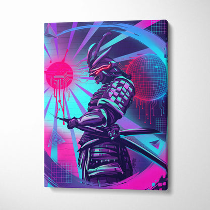 Vaporwave Neon Dragon Art - Dragon Neon Pink Purple Blue Living Room Vaporwave Mystical Neon Cyberpunk Wall Art Canvas