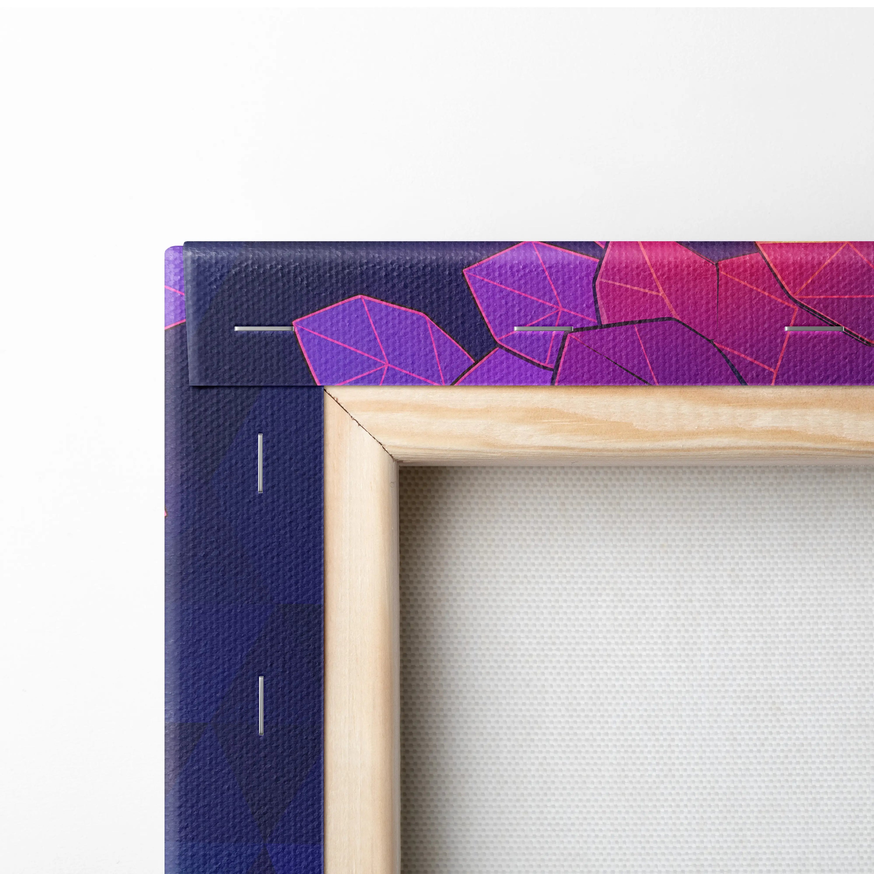 Vaporwave Neon Dream Canvas - Vaporwave Art Neon Pink Purple Blue Living Room Mood Dreamy Neon Atmosphere Decor