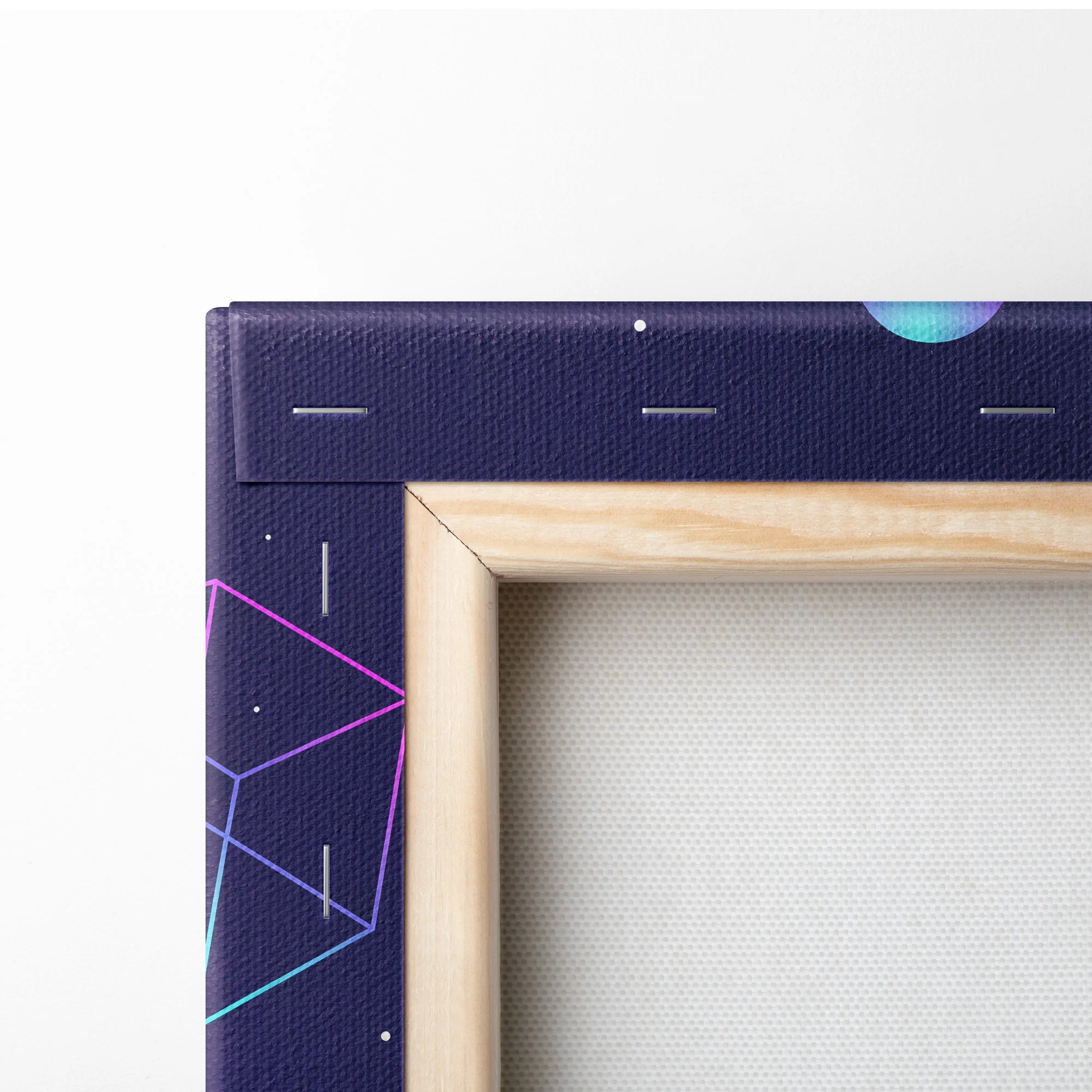 Vaporwave Neon Cosmos Canvas - Astronaut Neon Pink Blue Living Room Vaporwave Dreamy Retro Futuristic Neon Space Canvas