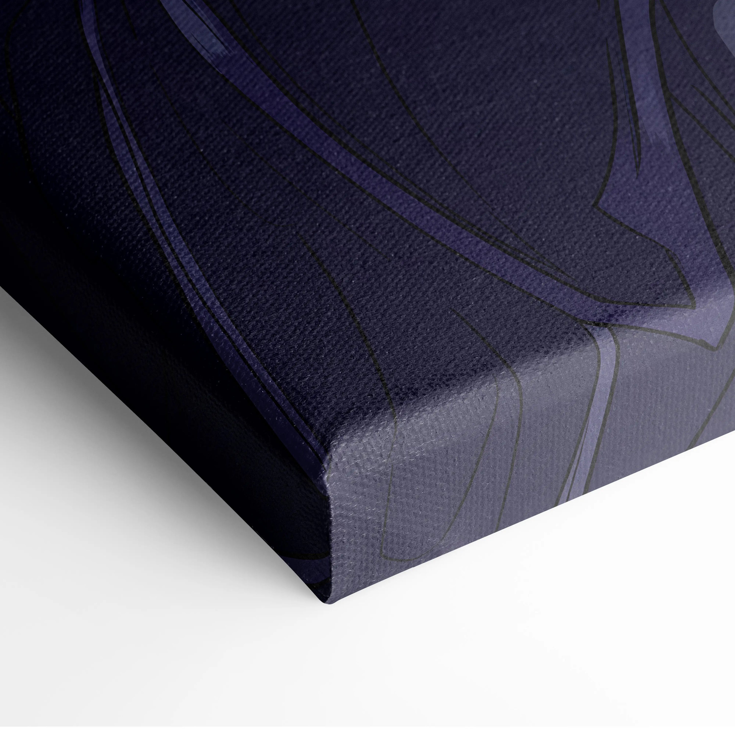 Vaporwave Neon Dragon Canvas - Dragon Neon Purple Living Room Vaporwave Moody Neon Futurism Wall Decor Canvas Print