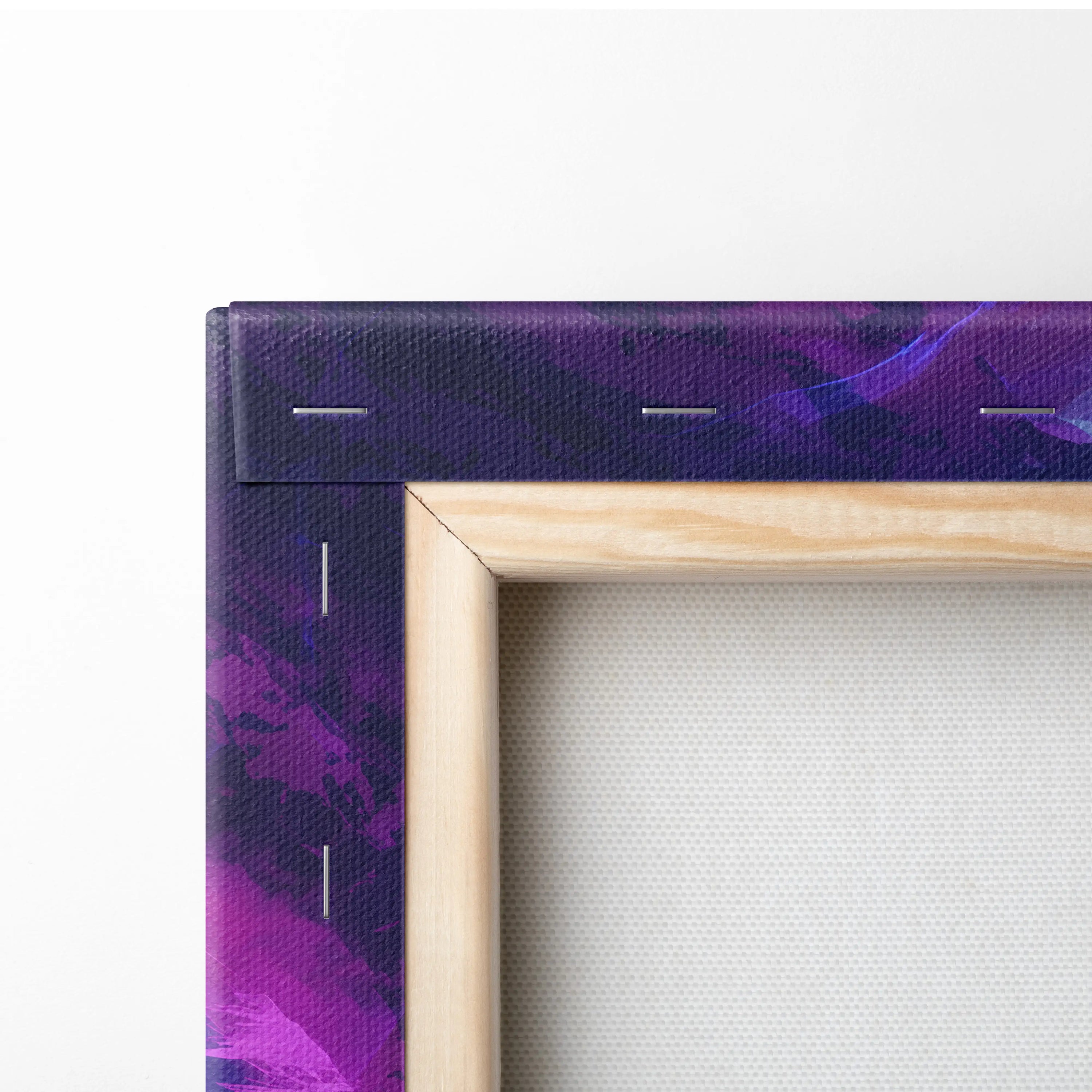 Vaporwave Neon Dream Canvas - Mythical Figure Neon Purple Living Room Vaporwave Dreamy Mood Retro Neon Wall Art Canvas