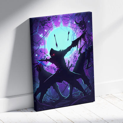 Vaporwave Neon Dragon Dream - Dragon Canvas Art Pink Teal Purple Wall Vaporwave Moody Neon Futuristic Wall Decor Canvas