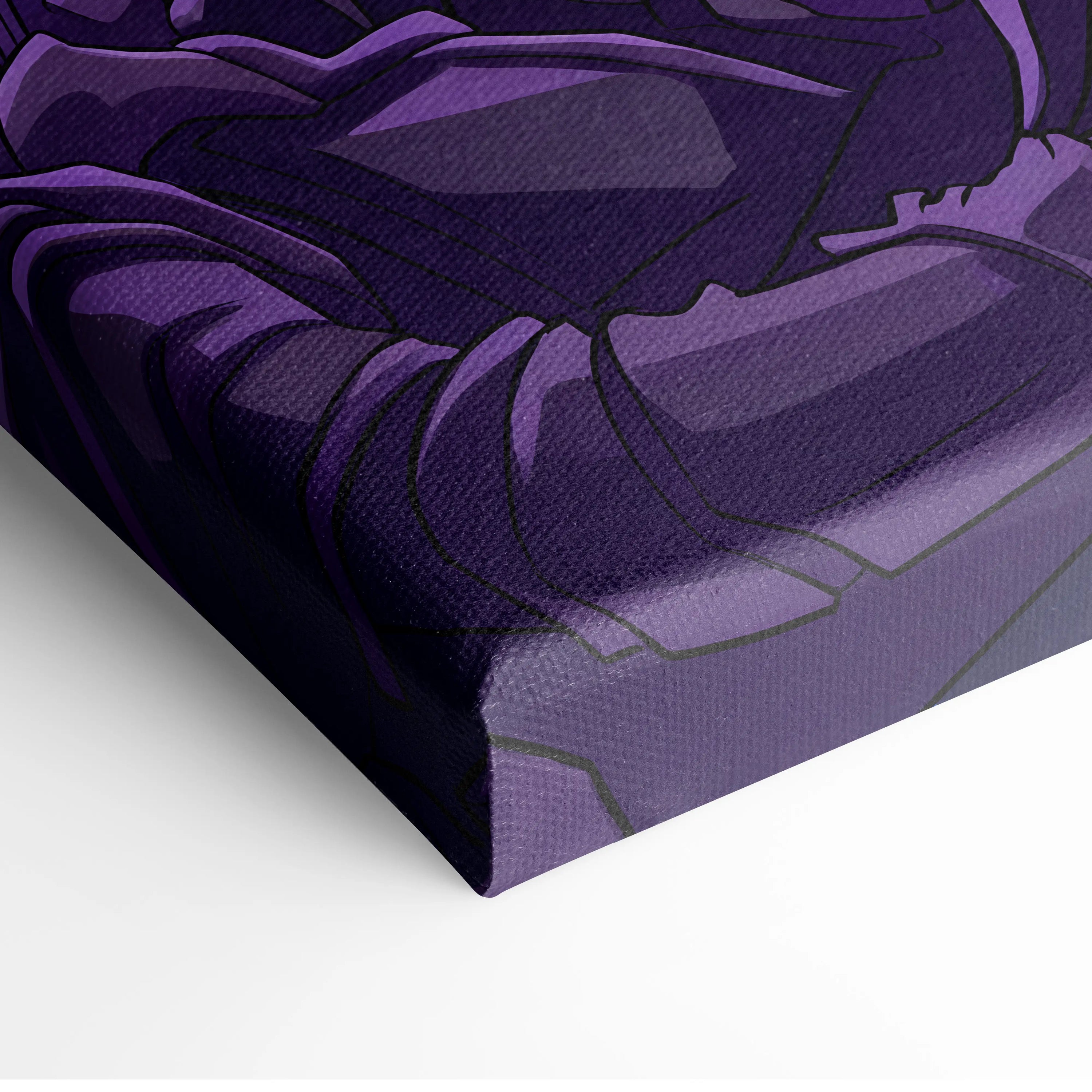 Vaporwave Neon Night Warrior - Vaporwave Art Neon Purple Blue LivingRoom Mood Mystical; Modern Decor; Gallery Wall Art