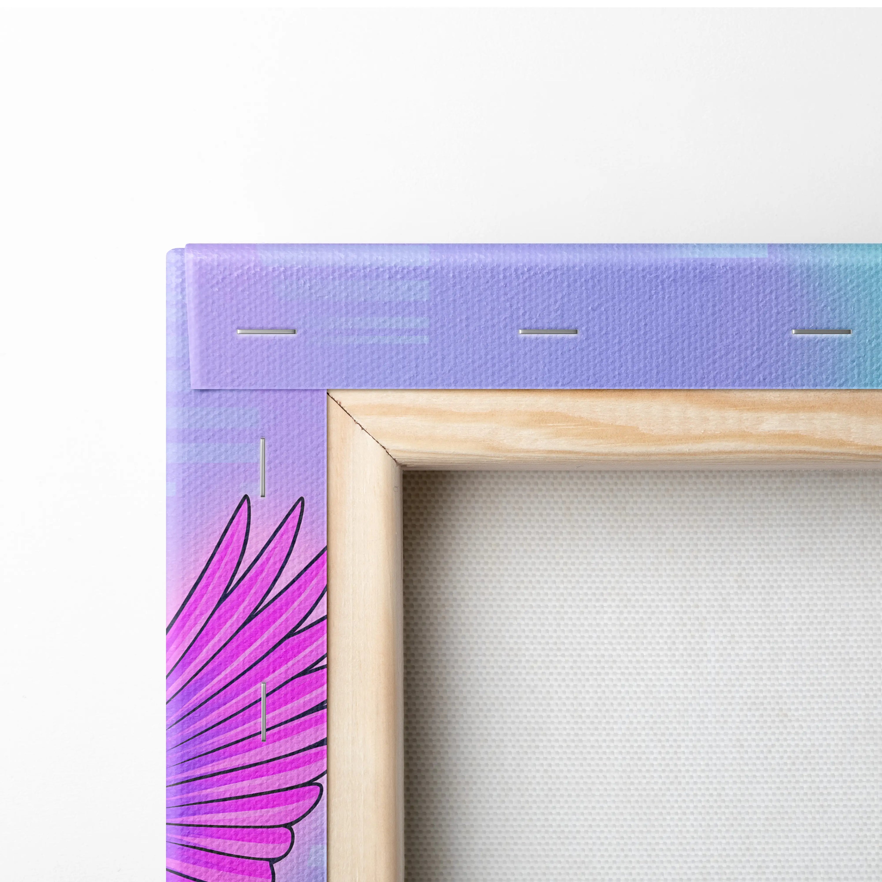 Vaporwave Japan Sunset Canvas - Japan Vaporwave Art Pastel Neon Living Room Retro Futurism Mood Dreamy Neon Decor Modern