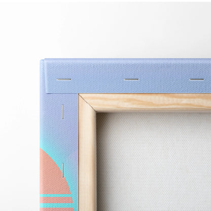 Pastel Vaporwave Japan Landscape - Japan Landscape Pastels Living Room Vaporwave Dreamy Mood Retro Futurism