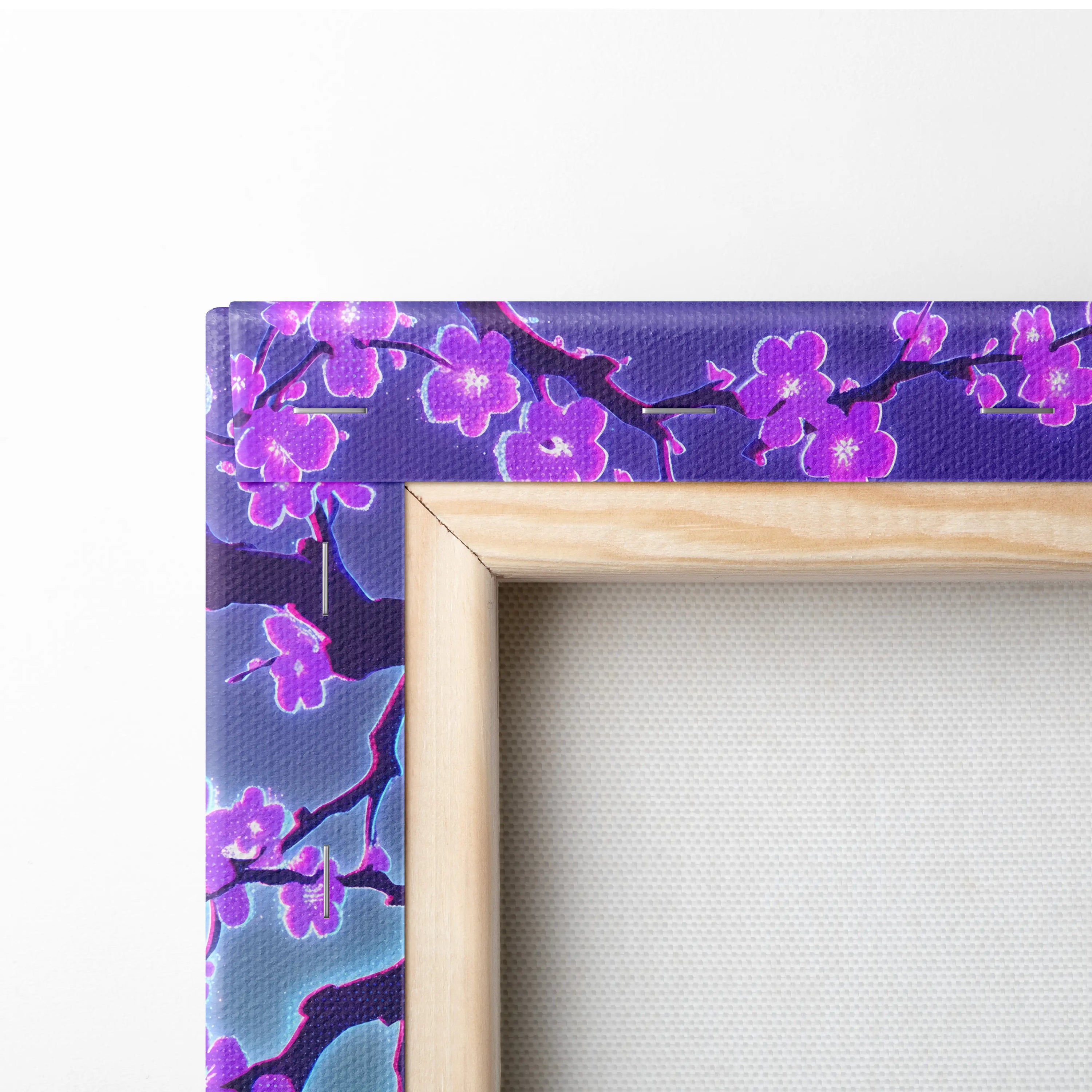 Vaporwave Fuji Neon Dream - Japan Fuji Landscape Neon Pastels Living Room Vaporwave Dreamy Neon Decor Wall Art Canvas