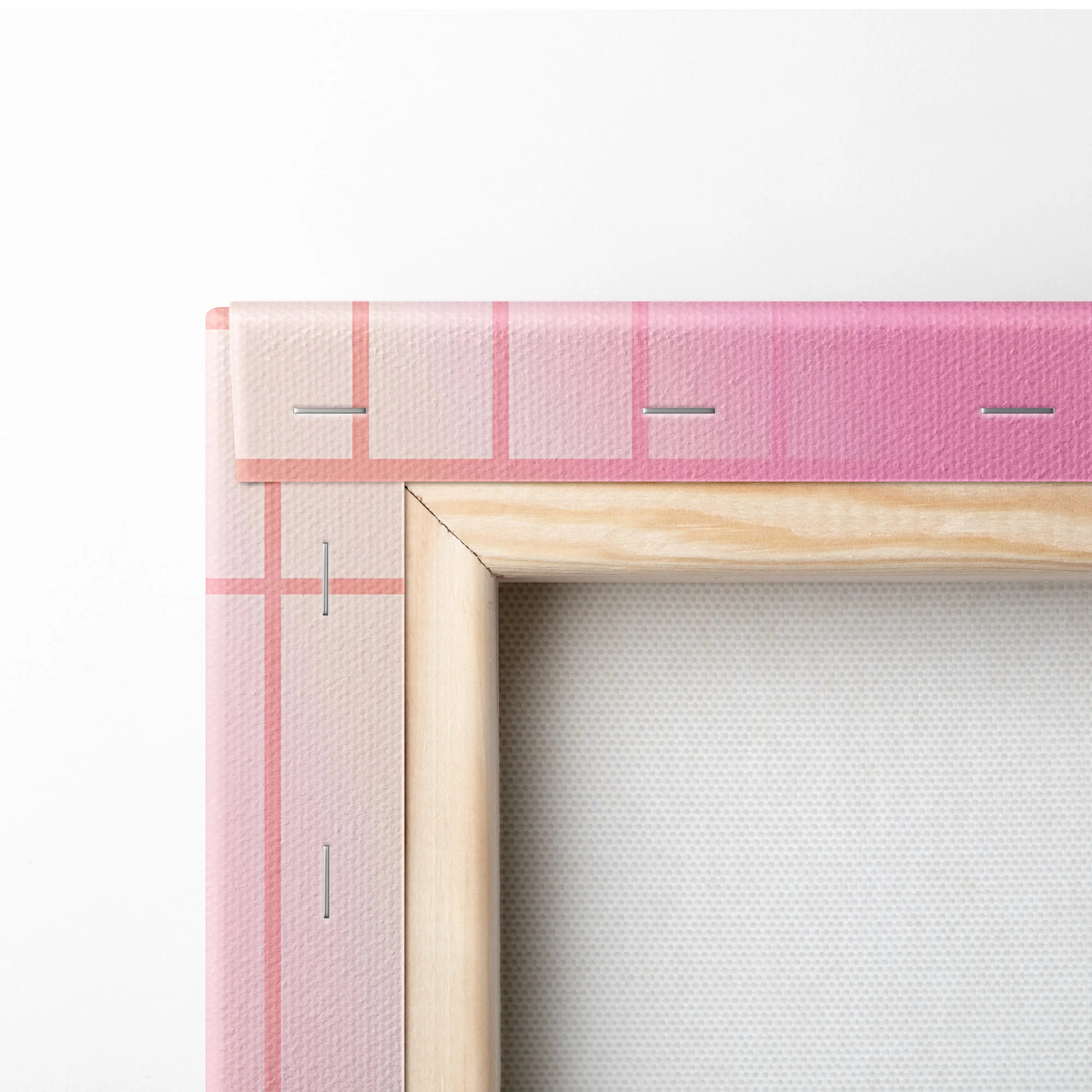 Neon Sakura Vista Canvas - Vaporwave Scene Pink Blue Living Room Neon Dreamy Nostalgic Retro Japanese Vaporwave Canvas