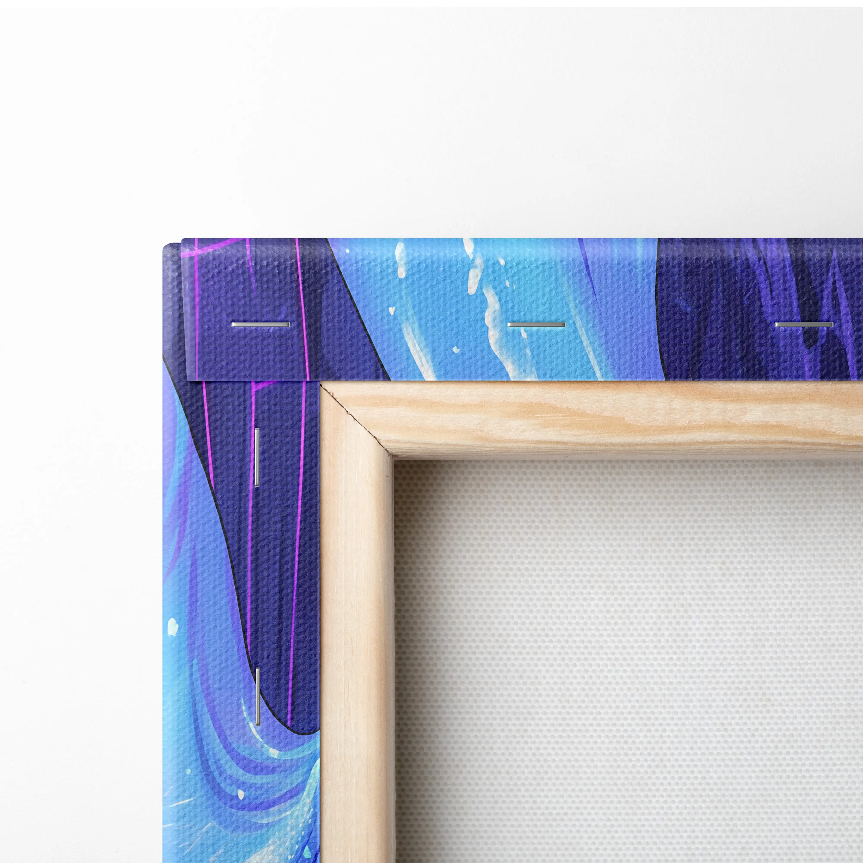 Dragon Neon Vaporwave Canvas - Dragon Neon Pink Blue Living Room Vaporwave Dreamy Neon Cyberpunk Wall Art Canvas Print