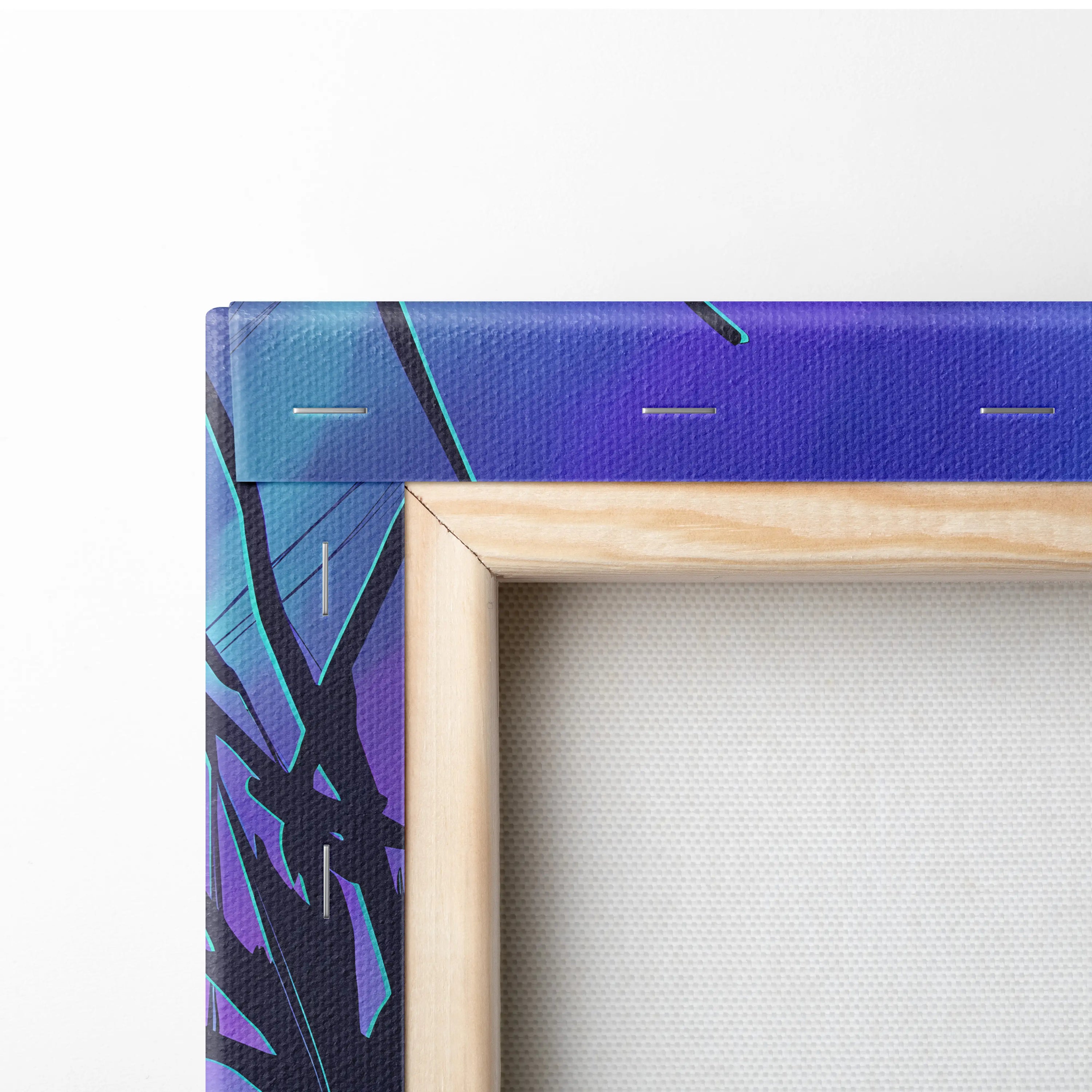 Vaporwave Moonrise Dream Canvas - Vaporwave Fantasy Neon Moon Canvas Moody Neon Aesthetic Retro Futurism Wall Art