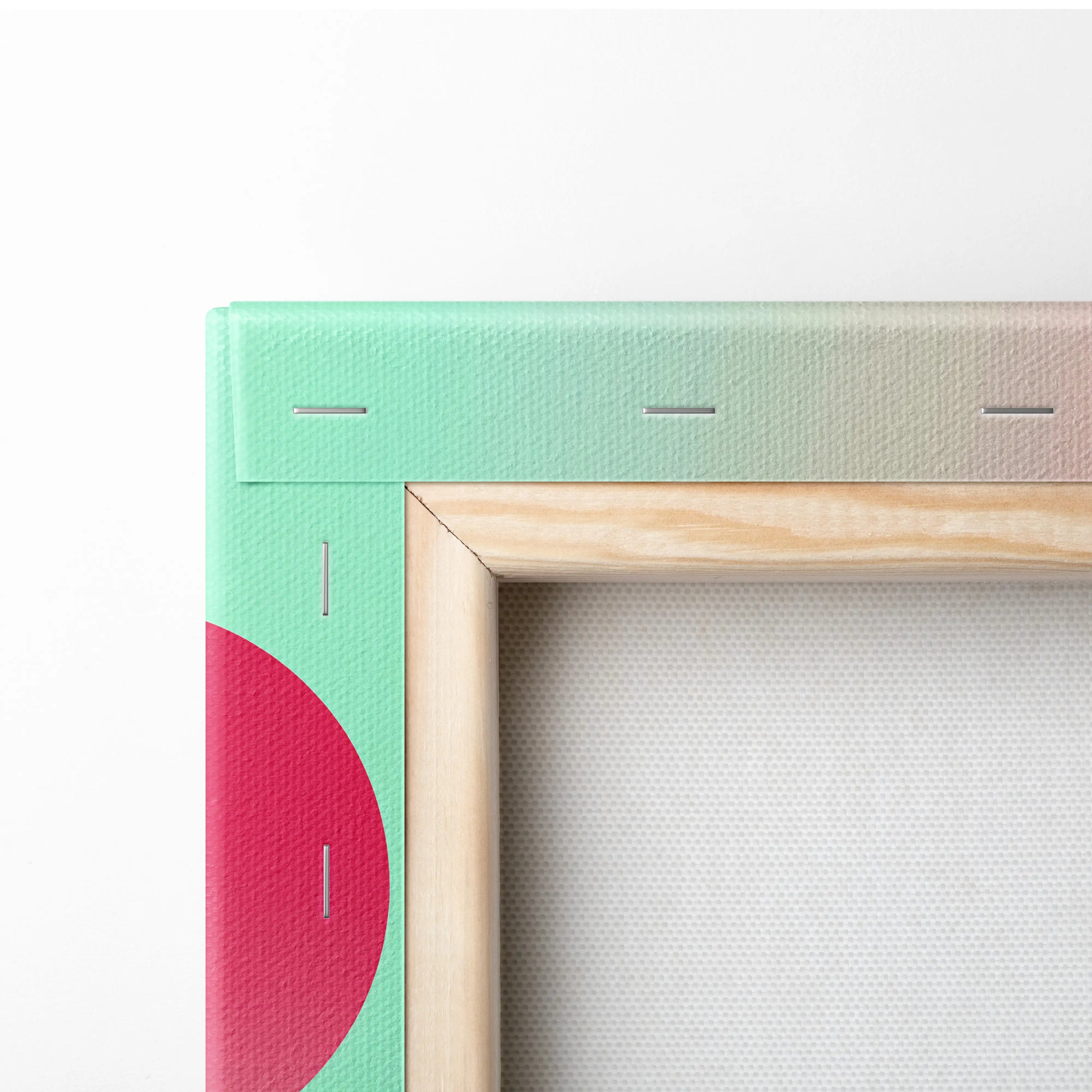 Vaporwave Japan Mount Fuji Canvas - Fuji Landscape Pastel Neon Living Room Vaporwave Dreamy Mood Retro Futurism Canvas