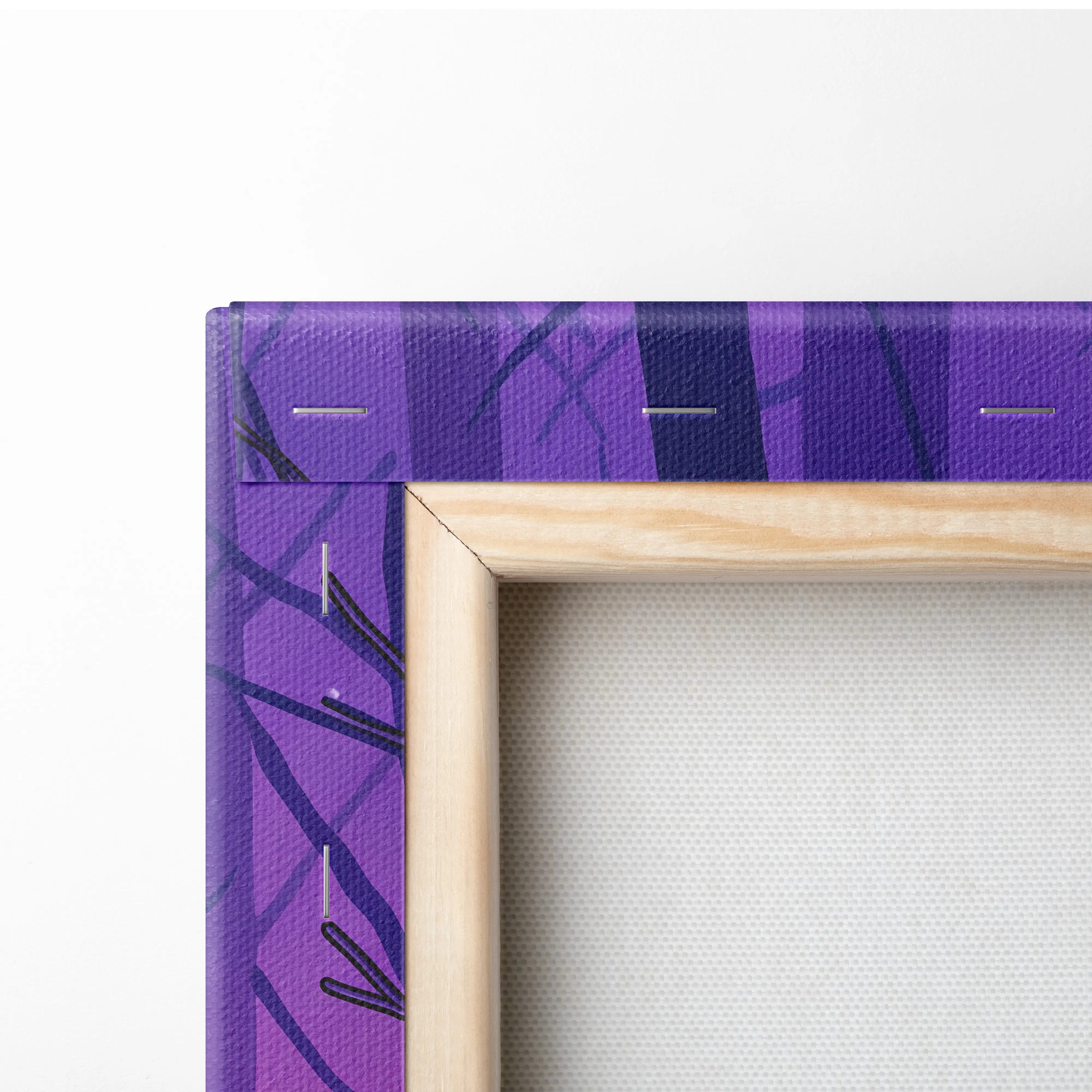 Vaporwave Dreamscape Canvas Art - Vaporwave Dreamscape Neon Purple Pink Blue Cyberpunk Dreamy Vaporwave Geometry Canvas