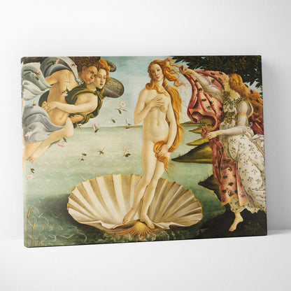 Botticelli Birth of Venus reproduction on stretched canvas