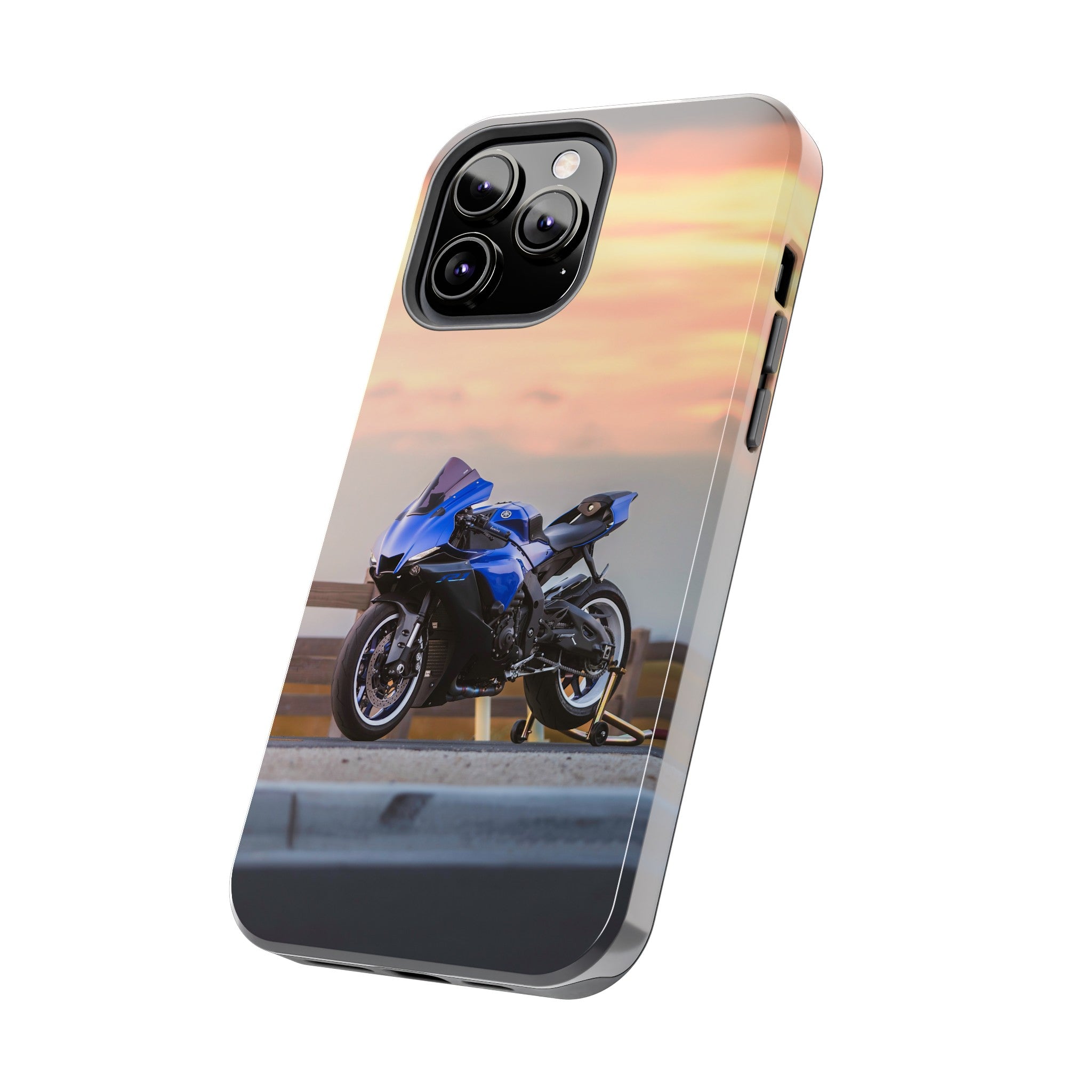 Yamaha R1 Motorcycle iPhone Case and Galaxy Phone Case #013 - Throttle Designs