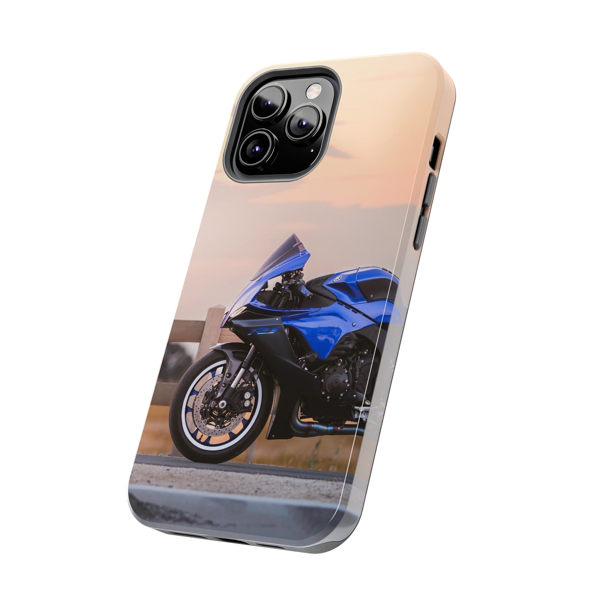 Yamaha R1 Motorcycle iPhone Case and Galaxy Phone Case #014 - Throttle Designs