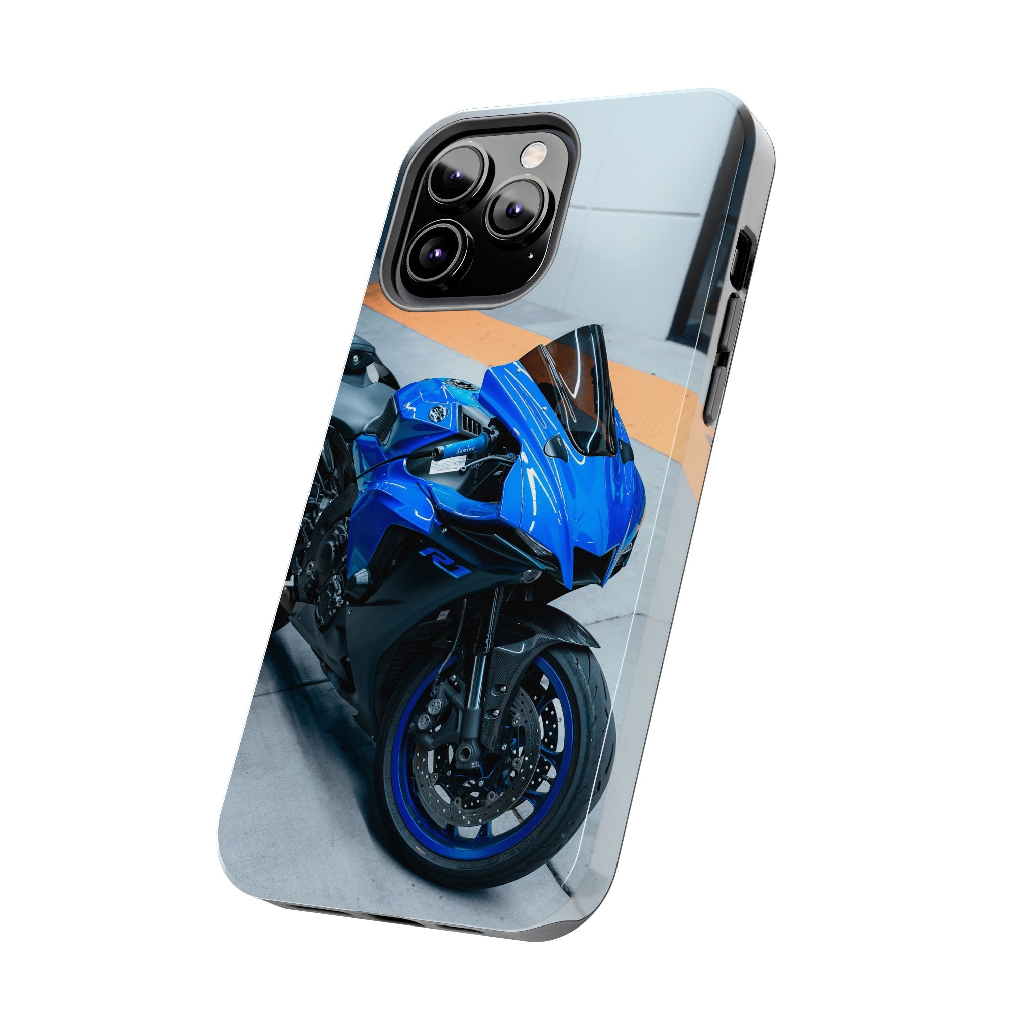 Yamaha R1 Motorcycle iPhone Case and Galaxy Phone Case #017 - Throttle Designs