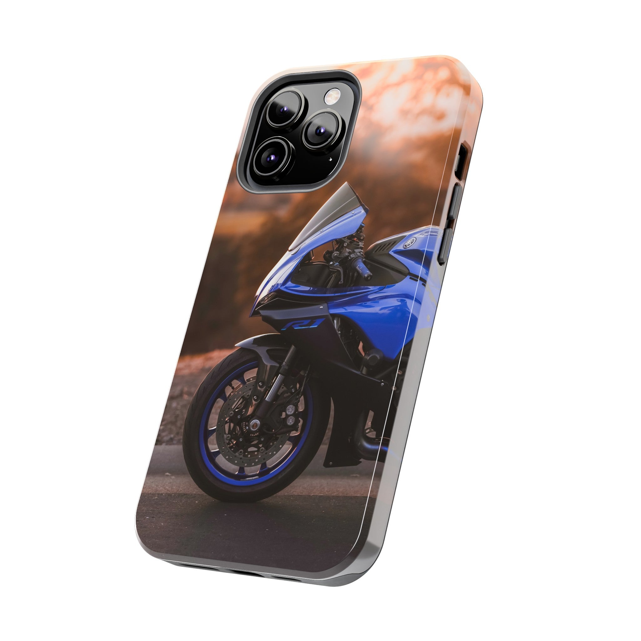 Yamaha R1 Motorcycle iPhone Case and Galaxy Phone Case #027 - Throttle Designs