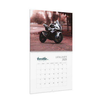 2025 Sportbike Motorcycle Calendar V1 - Throttle Designs