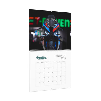 2025 Sportbike Motorcycle Calendar V3 - Throttle Designs