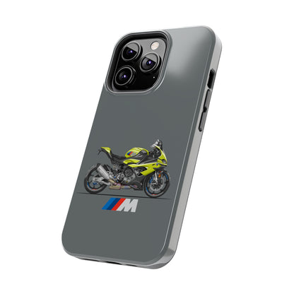 BMW M1000RR 50 Years Anniversary Motorcycle iPhone Case and Galaxy Phone Case #001 - Throttle Designs