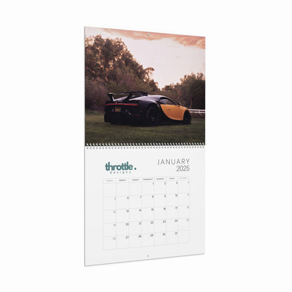 2025 Automotive Exotic Supercar Calendar - Throttle Designs