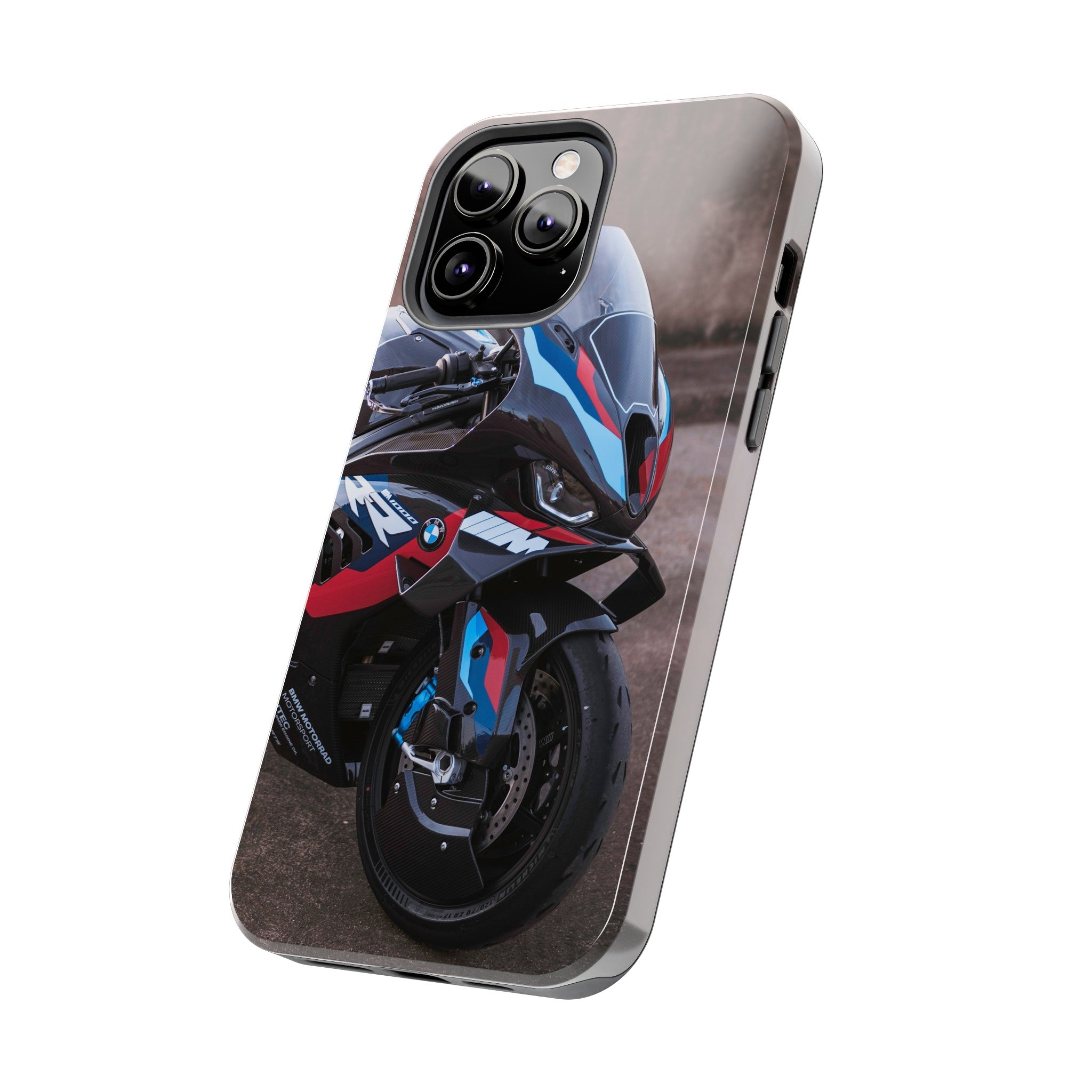 BMW M1000RR Motorcycle iPhone Case and Galaxy Phone Case #004 - Throttle Designs