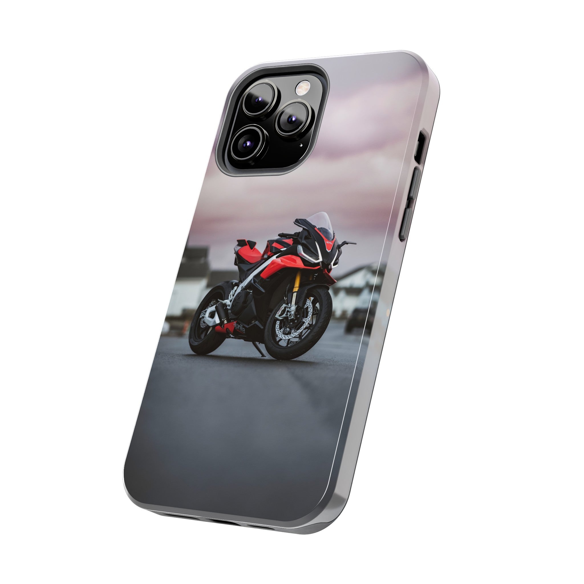 Aprilia RSV4 1100 Factory Motorcycle iPhone Case and Galaxy Phone Case #004 - Throttle Designs