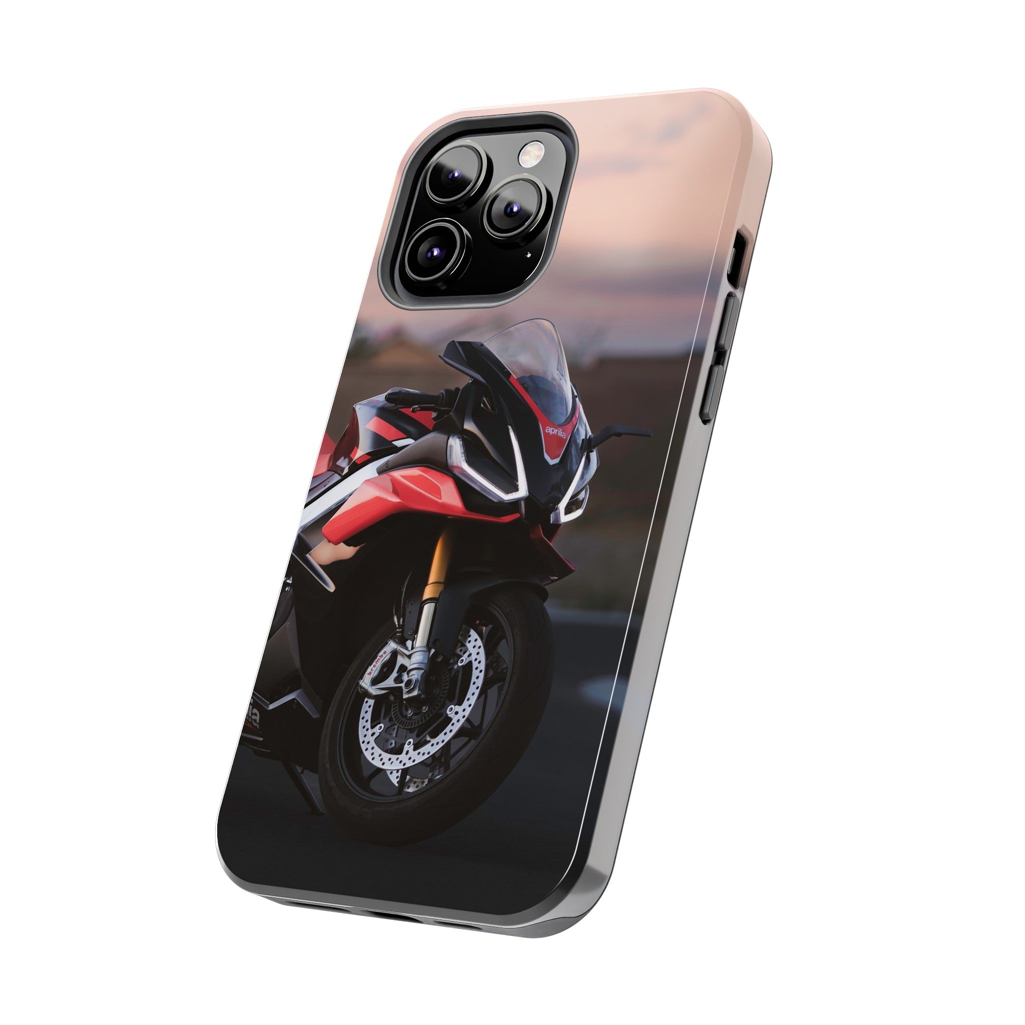 Aprilia RSV4 1100 Factory Motorcycle iPhone Case and Galaxy Phone Case #006 - Throttle Designs