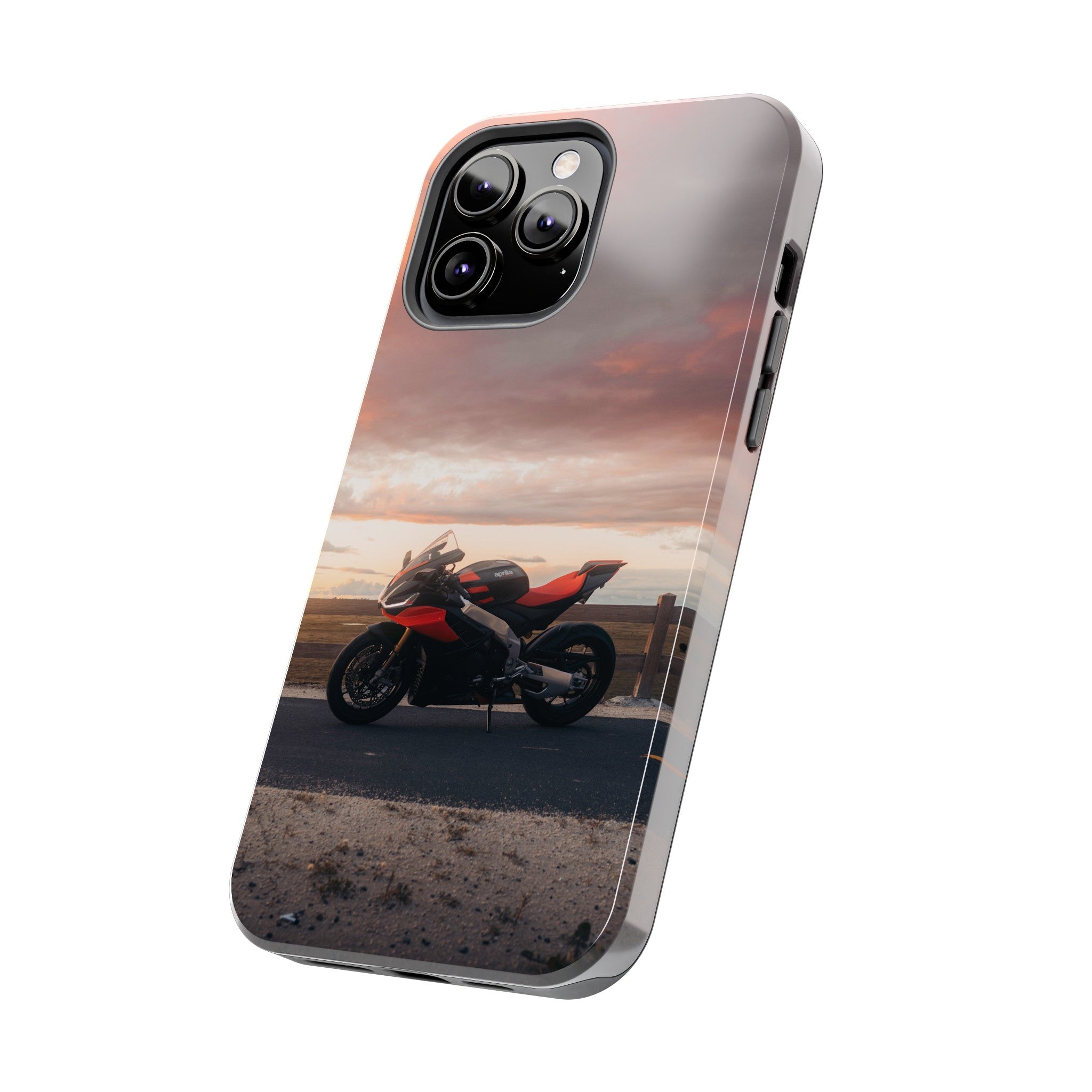 Aprilia RSV4 1100 Factory Motorcycle iPhone Case and Galaxy Phone Case #015 - Throttle Designs