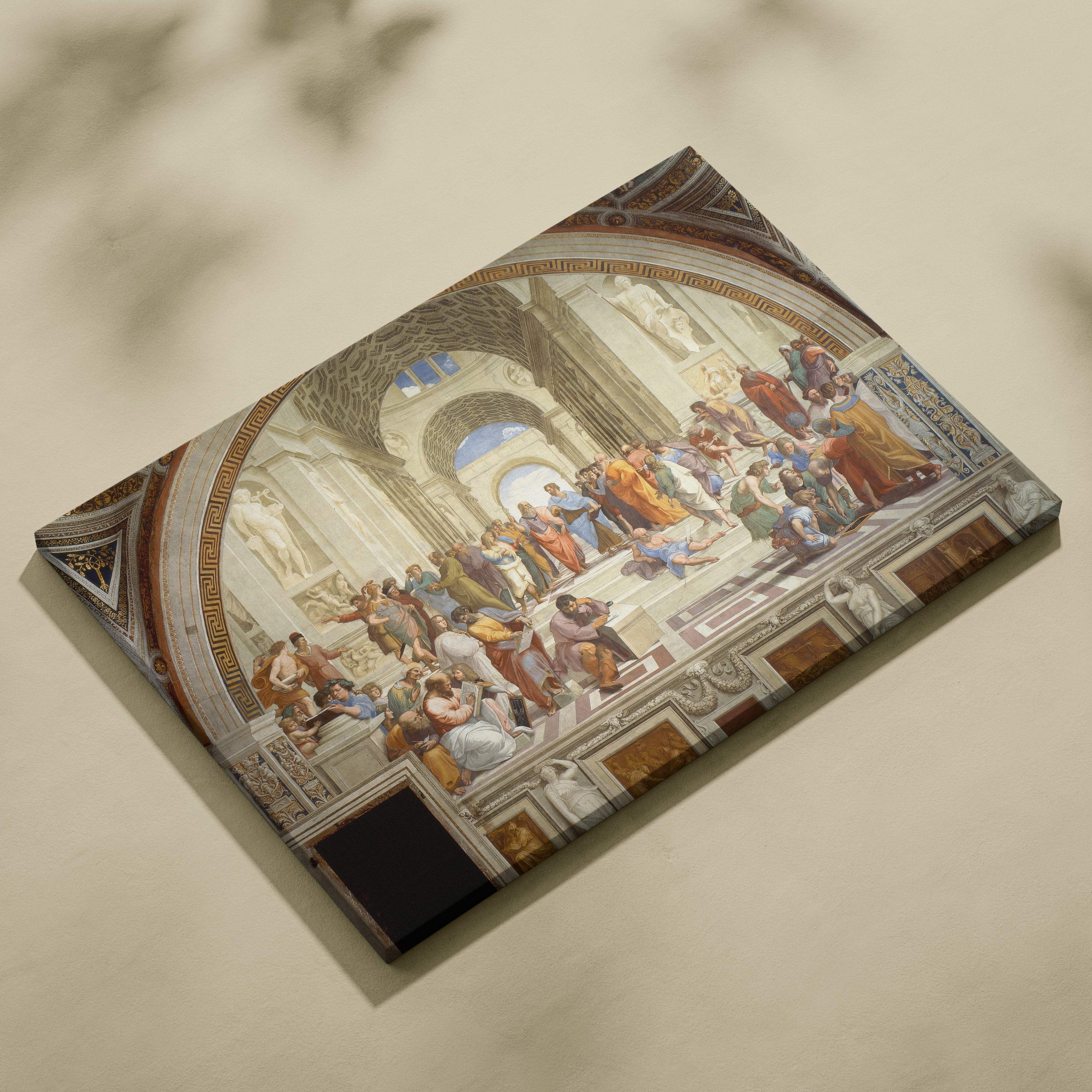 Canvas print of Raphaels School of Athens artwork