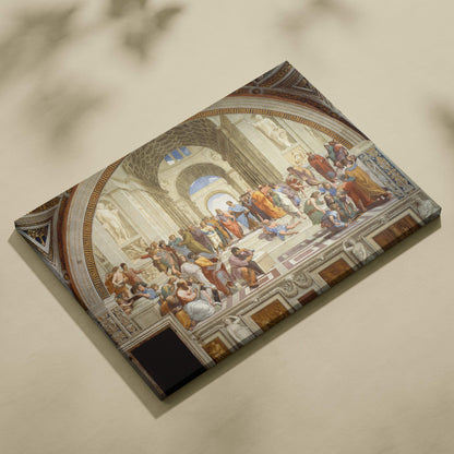 Canvas print of Raphaels School of Athens artwork