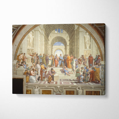Canvas print of Raphaels School of Athens artwork