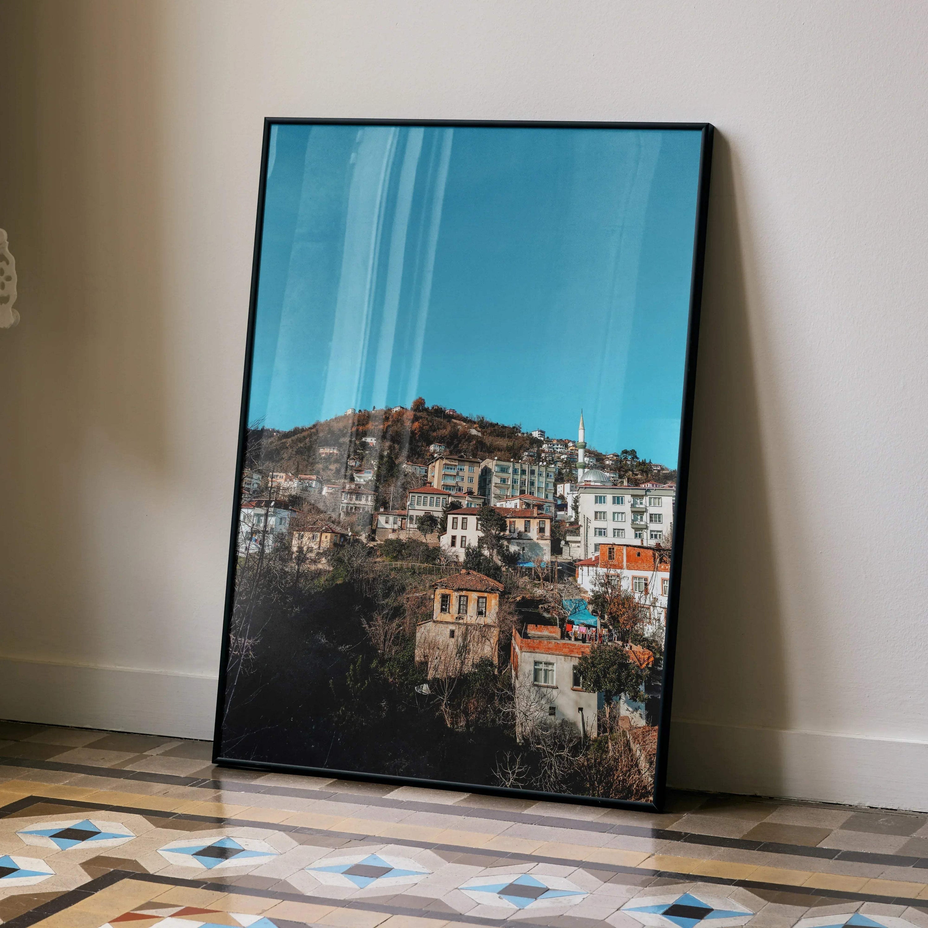 Stunning Building Architecture Wall Art Poster | Vertical - Throttle Designs